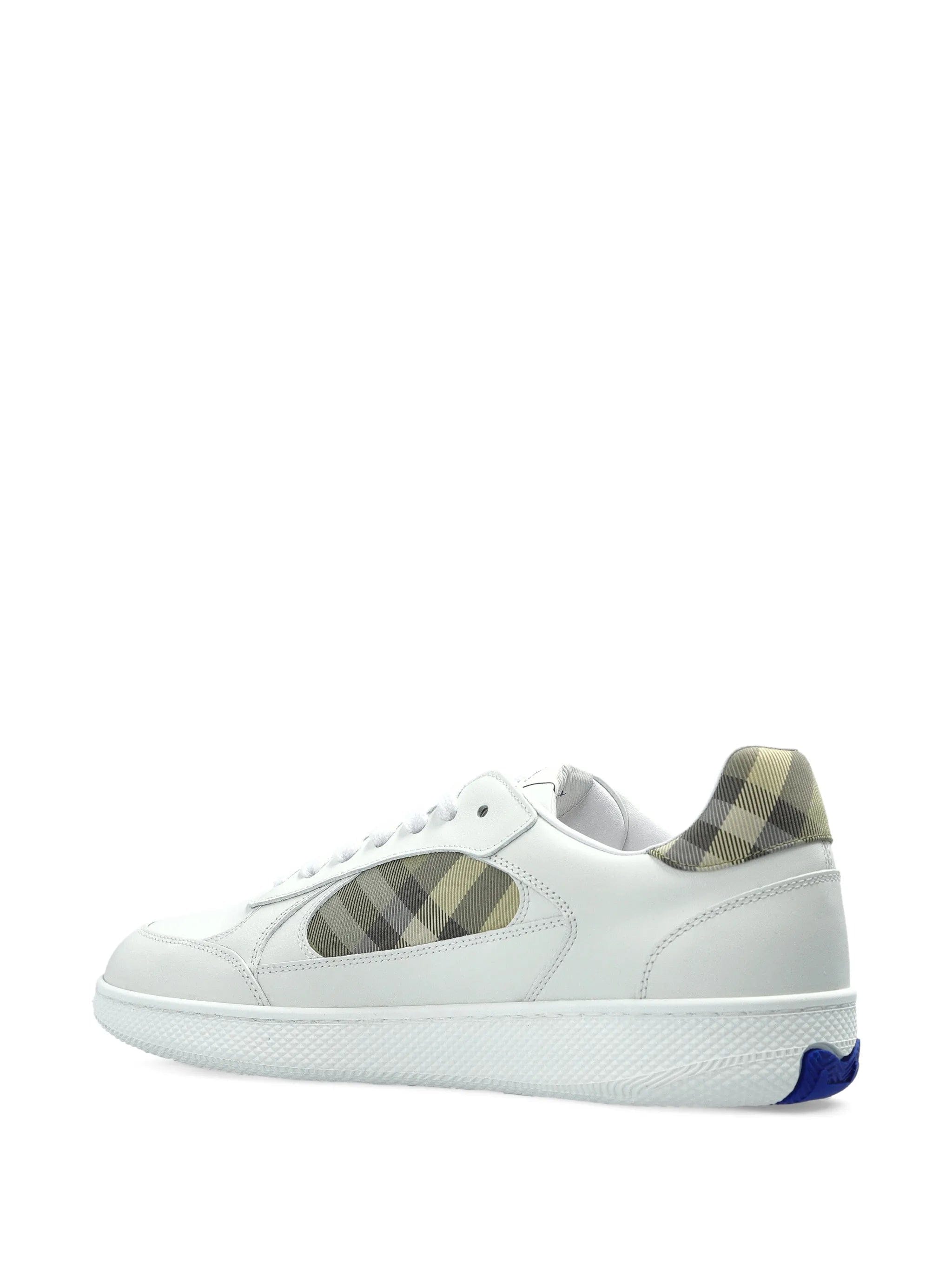 Burberry Terrace check panelled sneakers