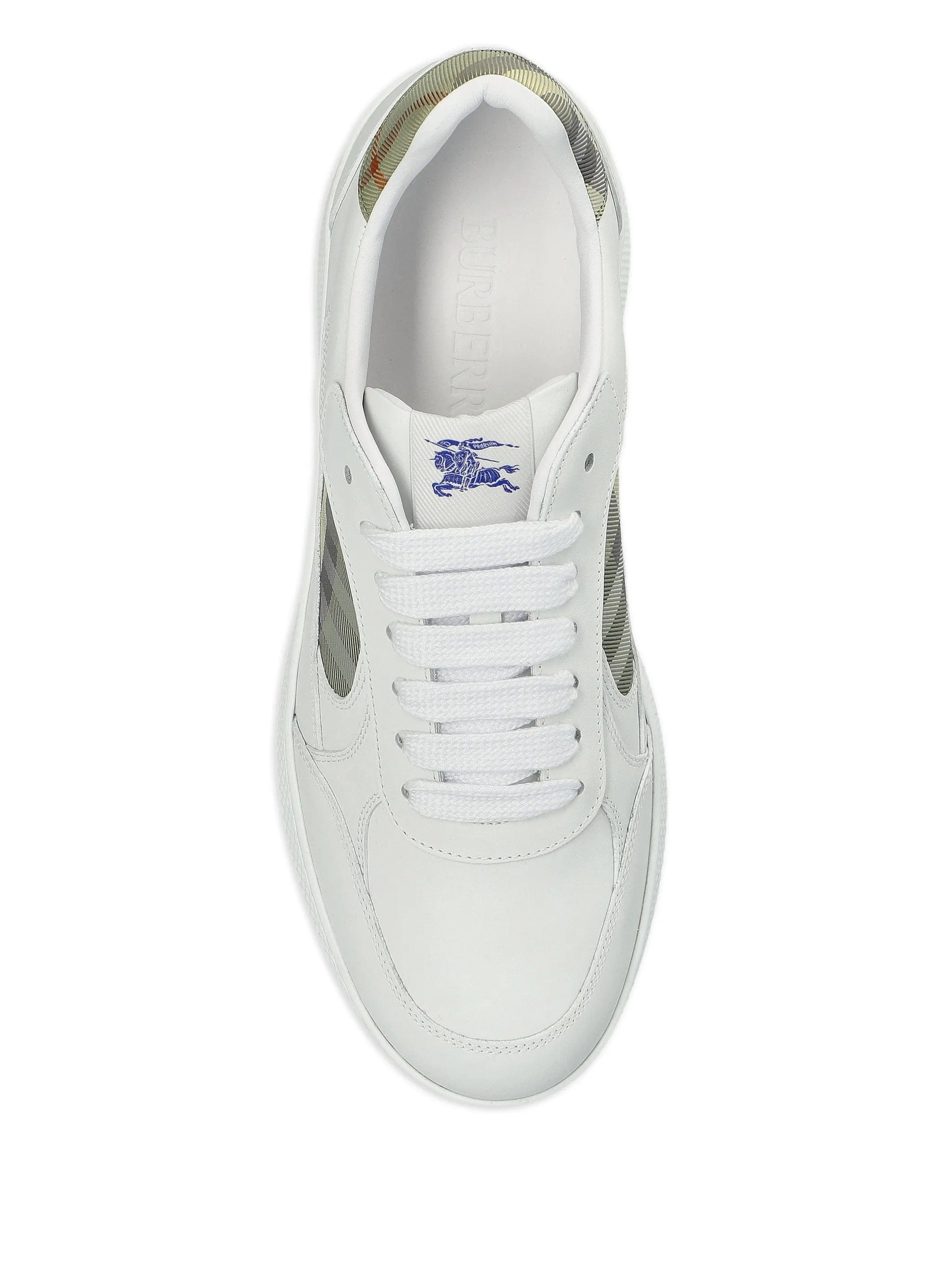 Burberry Terrace check panelled sneakers