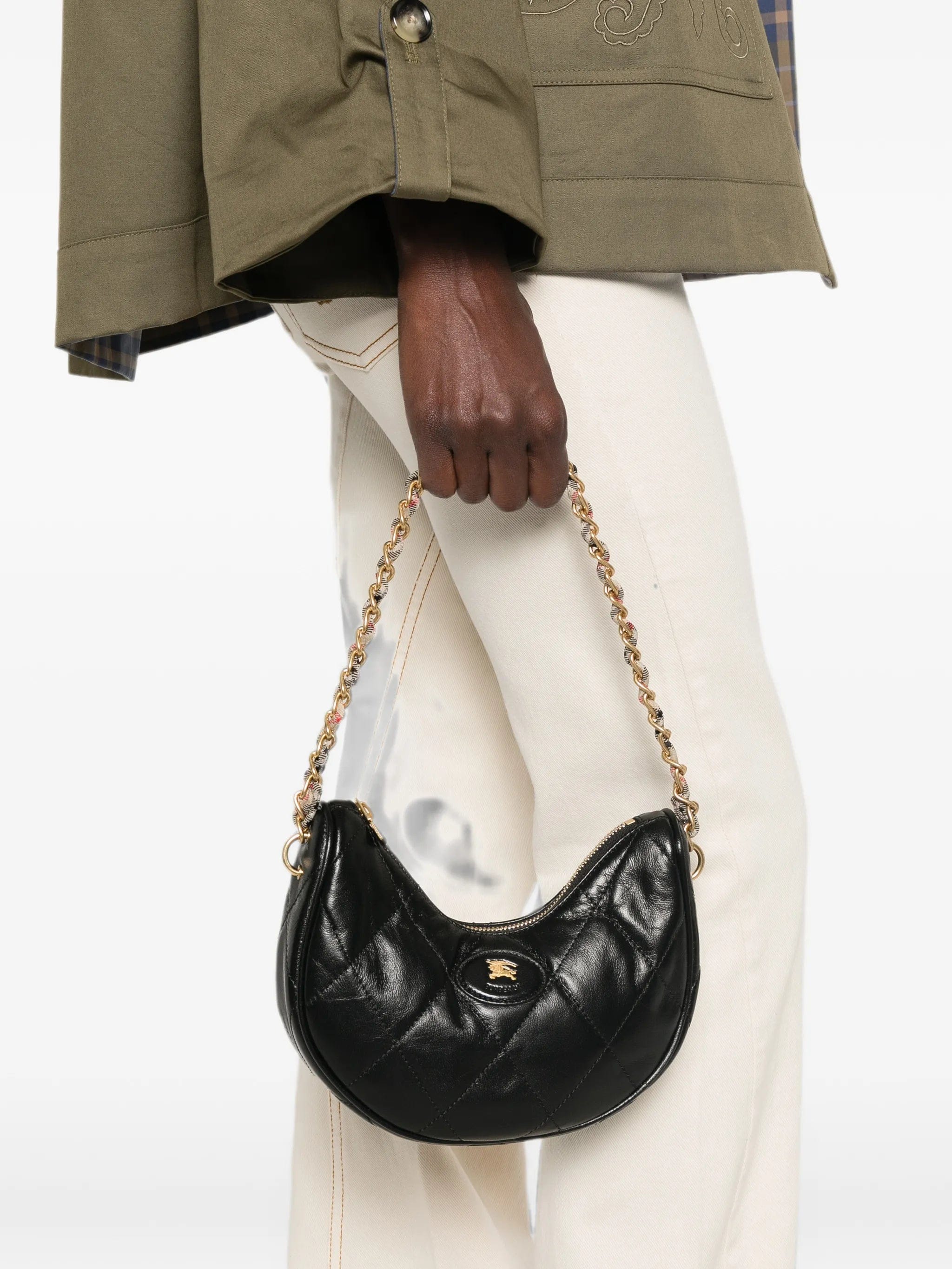 Burberry Horshoe quilted leather crossbody bag