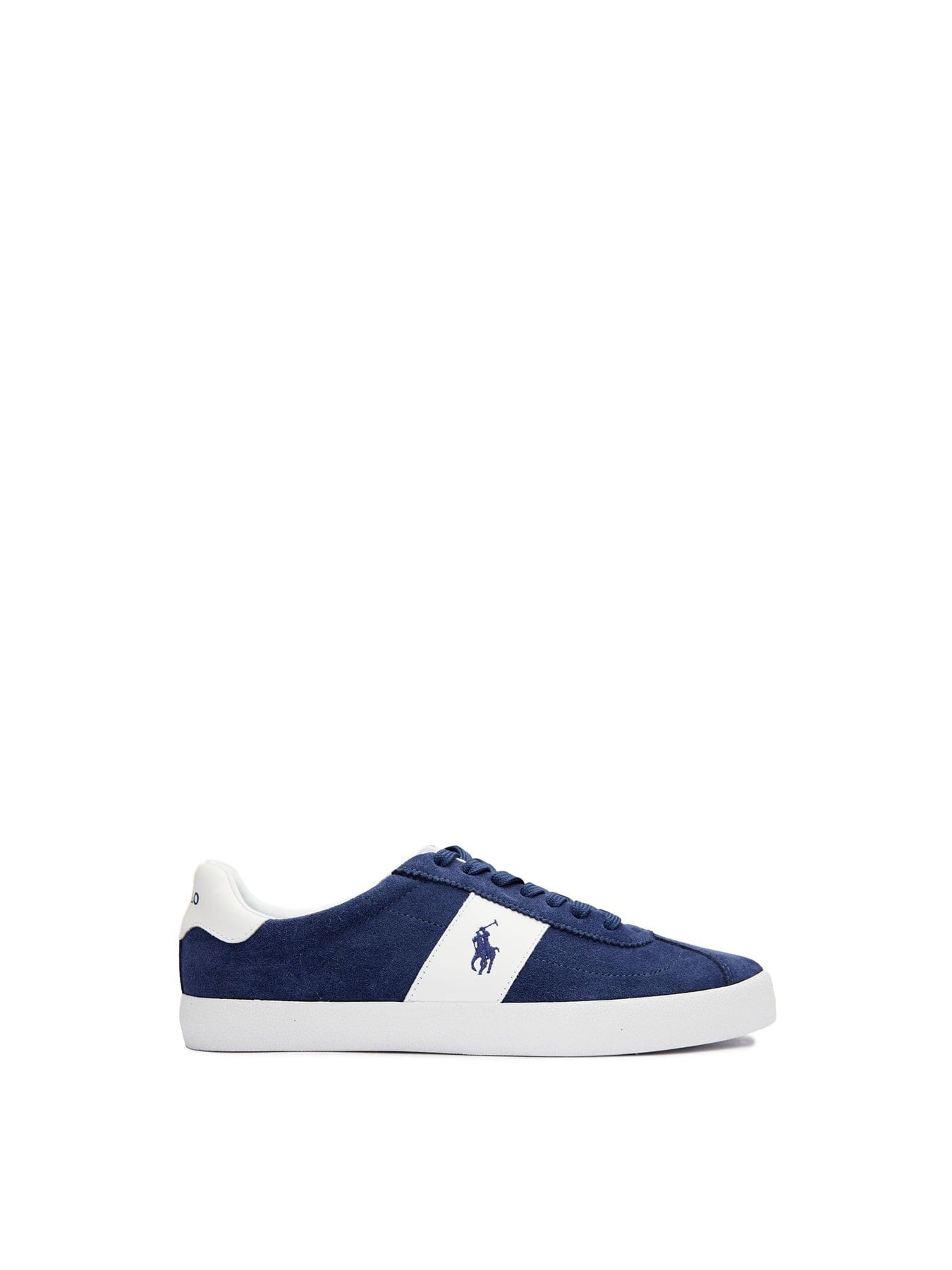 Polo Ralph Lauren Court Vulc Suede Trainers Blue
