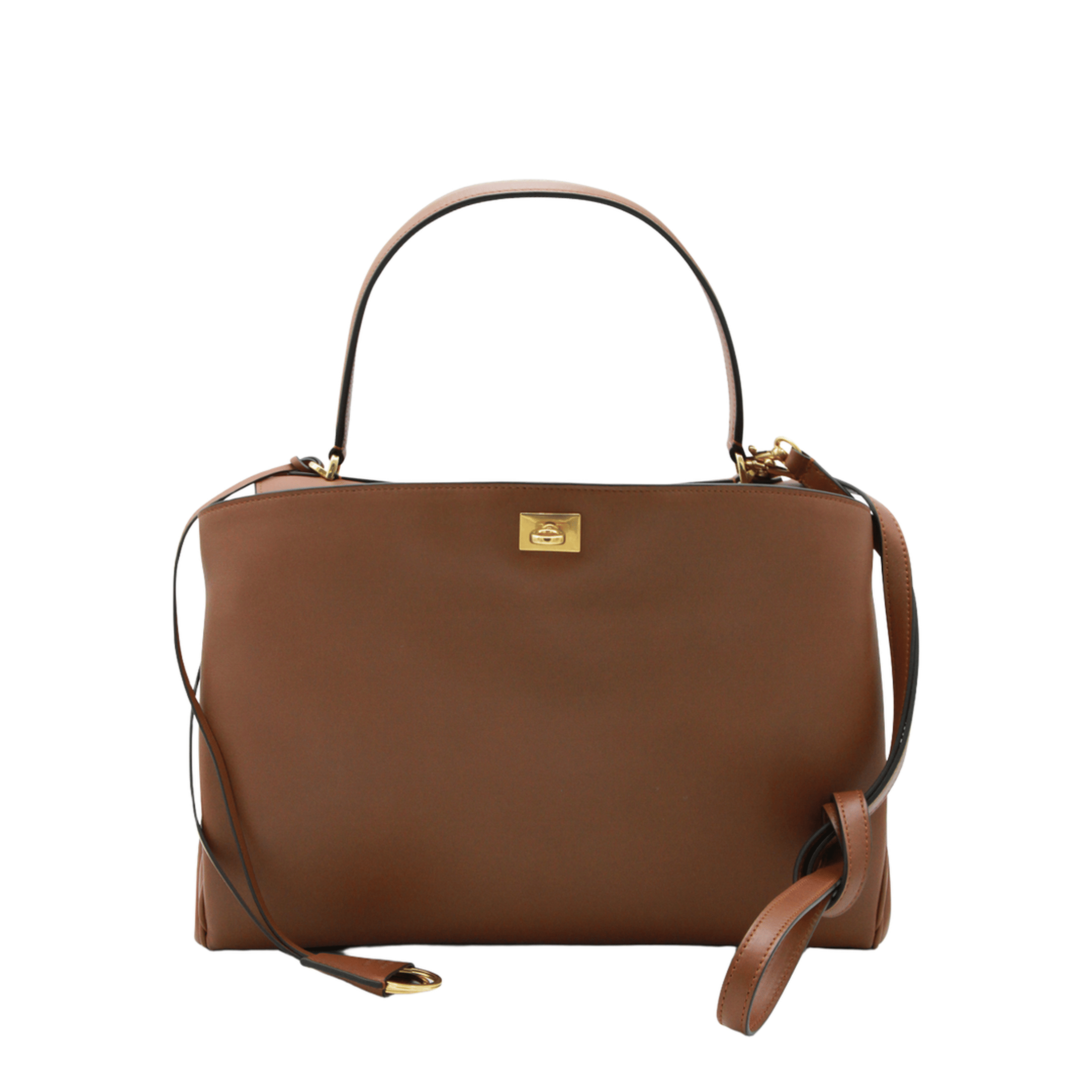 Balenciaga Rodeo Medium Calfskin Handbag - New Tan