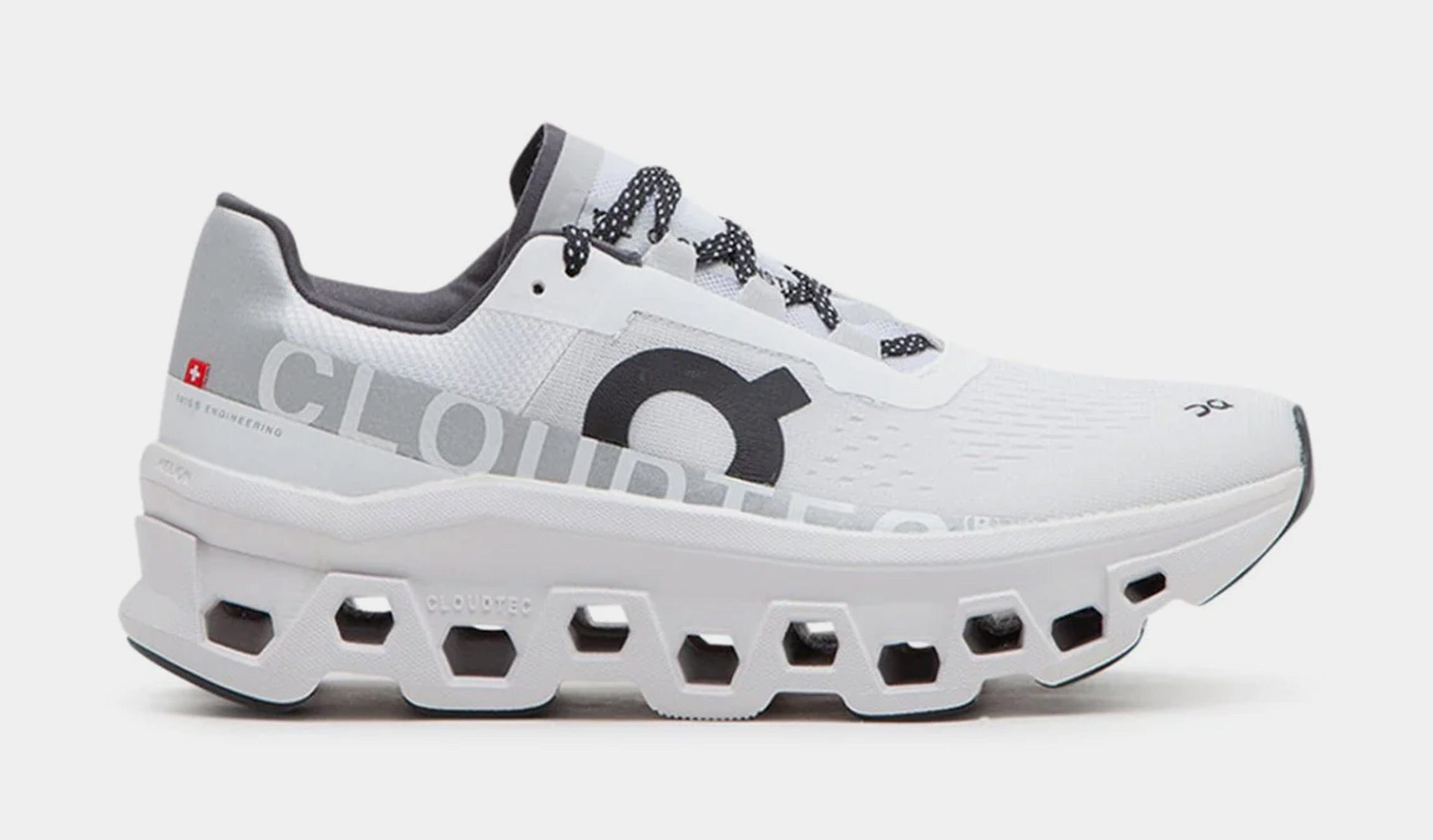 On Running Cloudmonster Womens Running Shoes (All White)