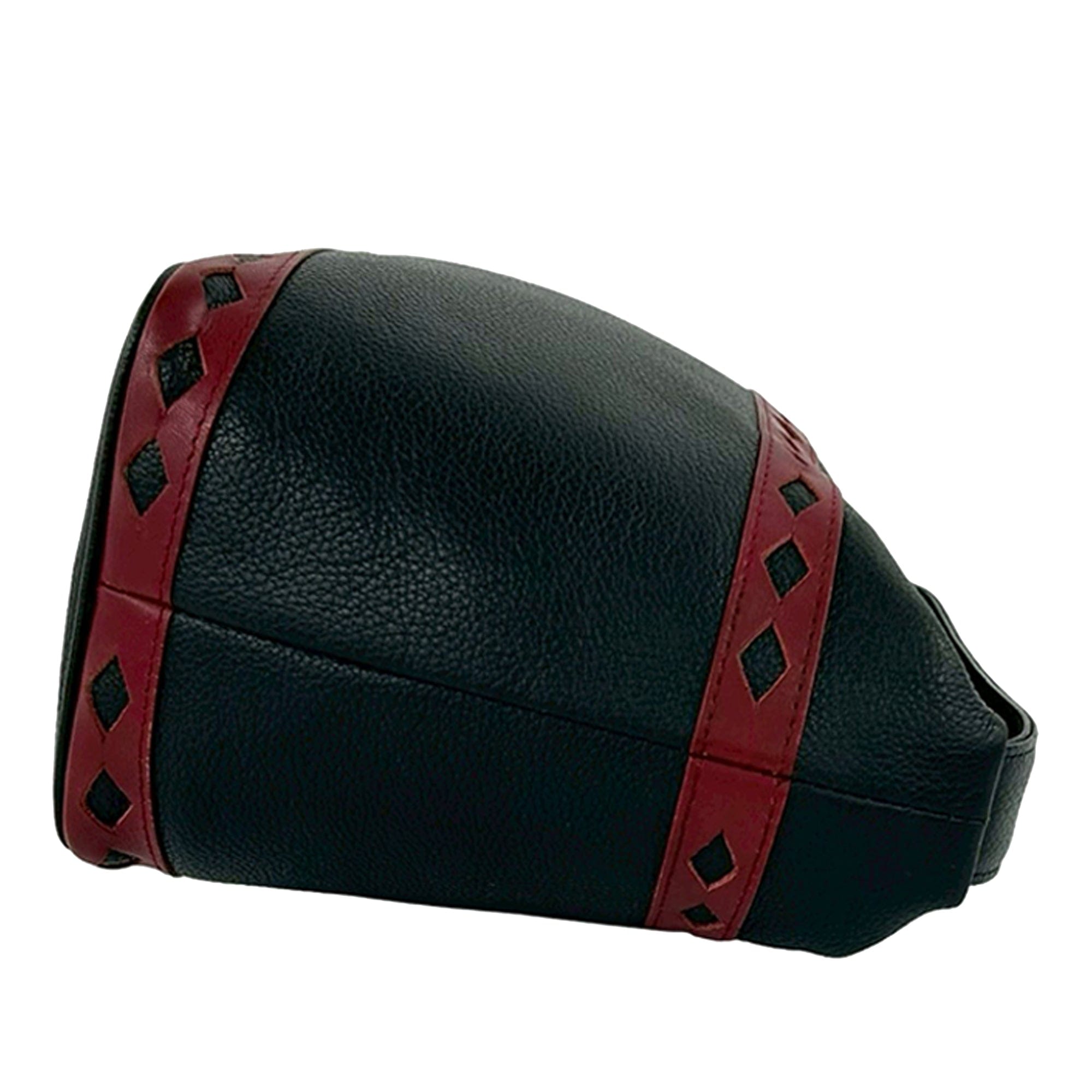 Saint Laurent Leather Diamond Cut Handbag