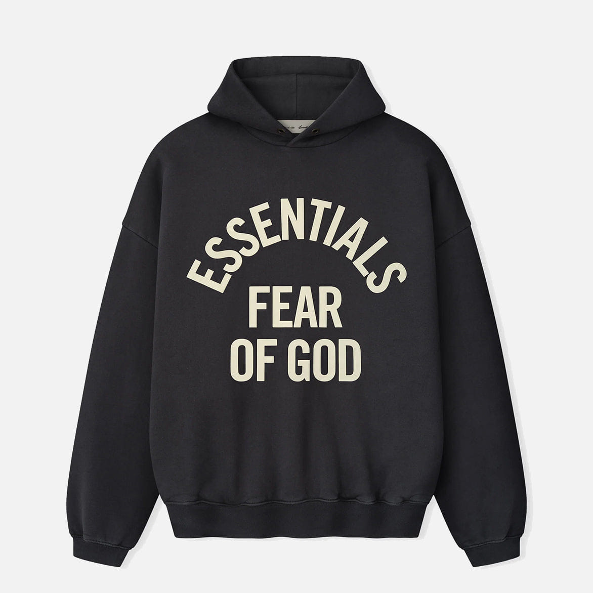 Fear of God Essentials CAMPUS 90S HOODIE - FADED BLACK