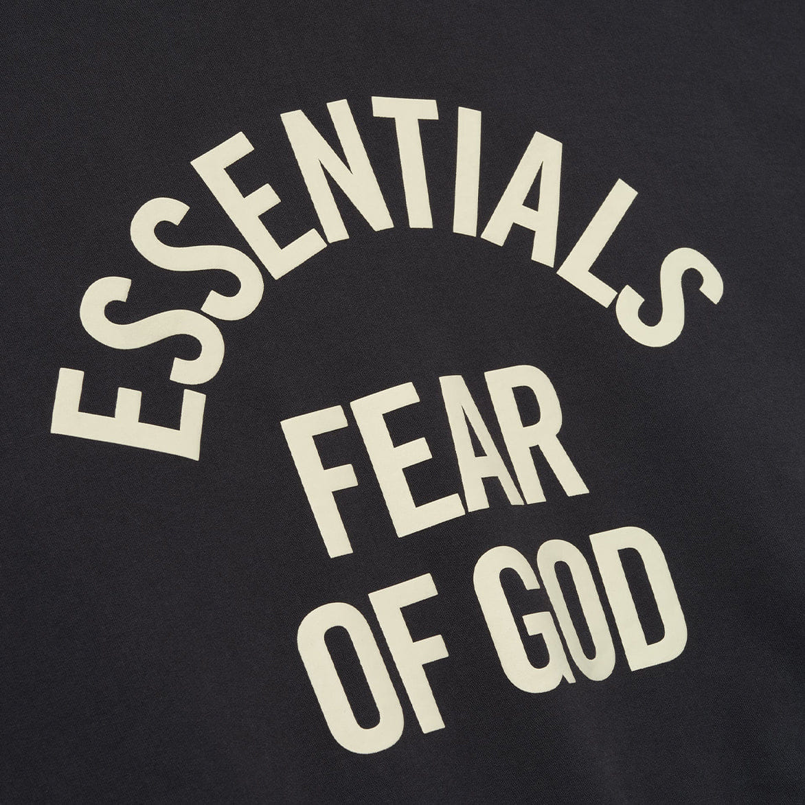 Fear of God Essentials CAMPUS 90S HOODIE - FADED BLACK