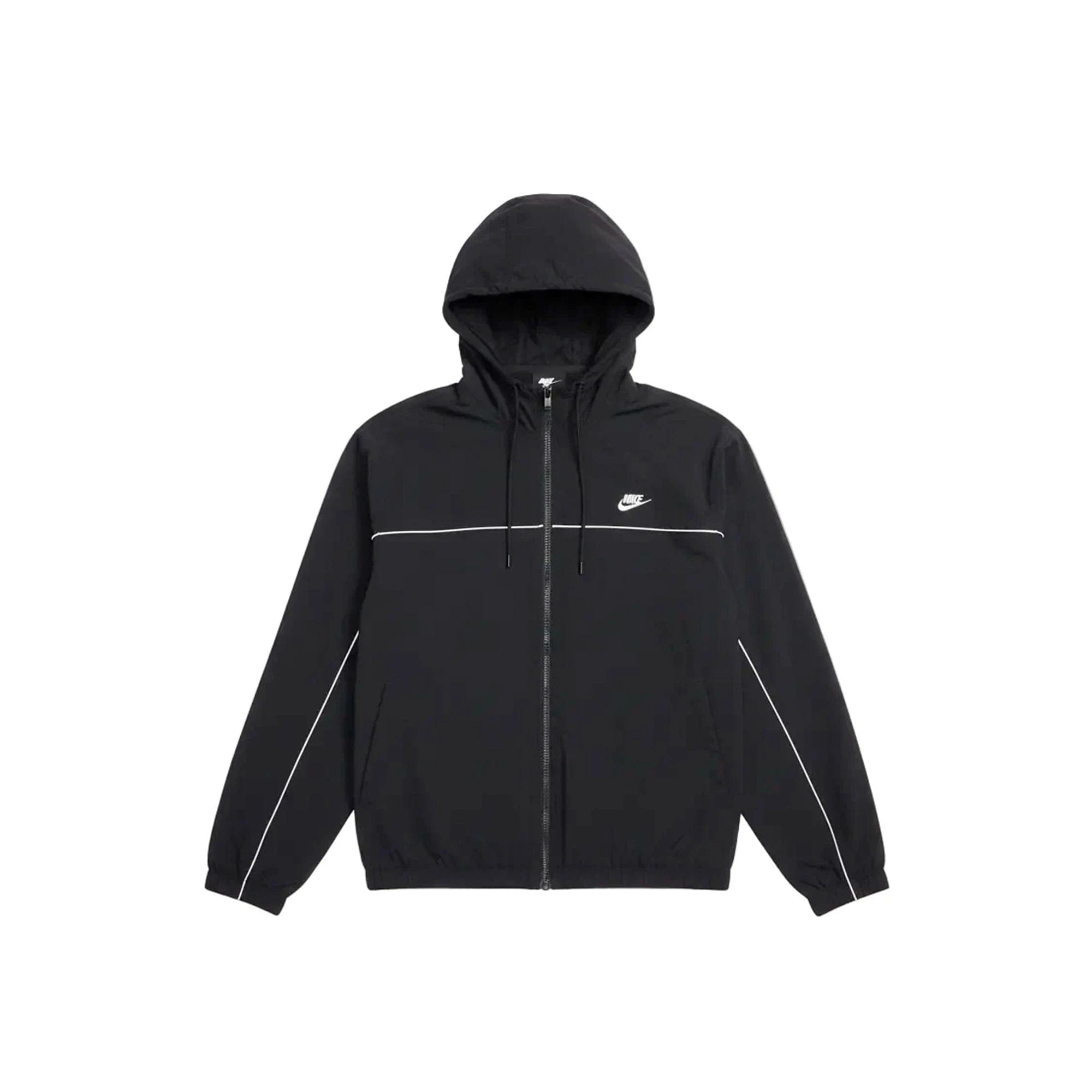 Nike Club Hooded Jacket Black / White