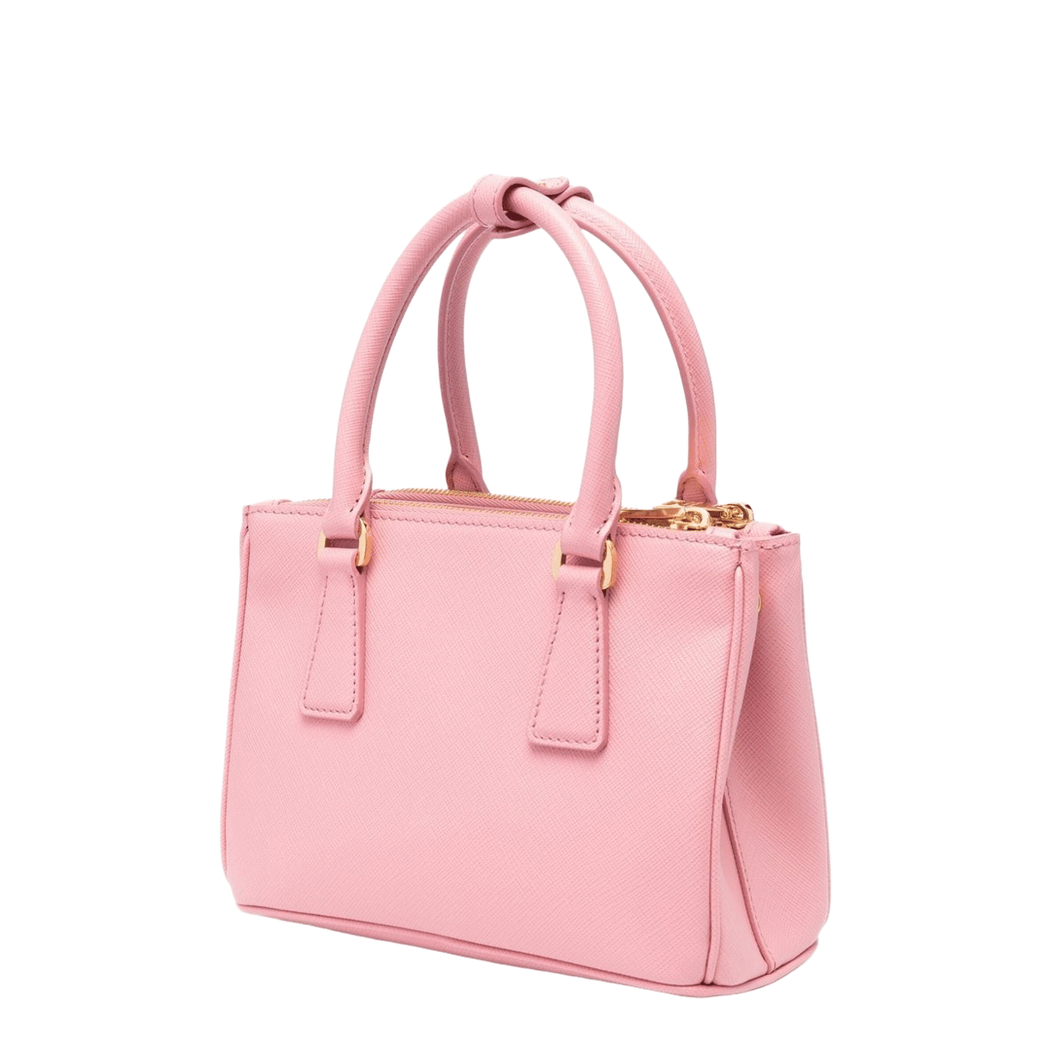 Prada Galleria Mini Saffiano Leather Handbag - Petal Pink