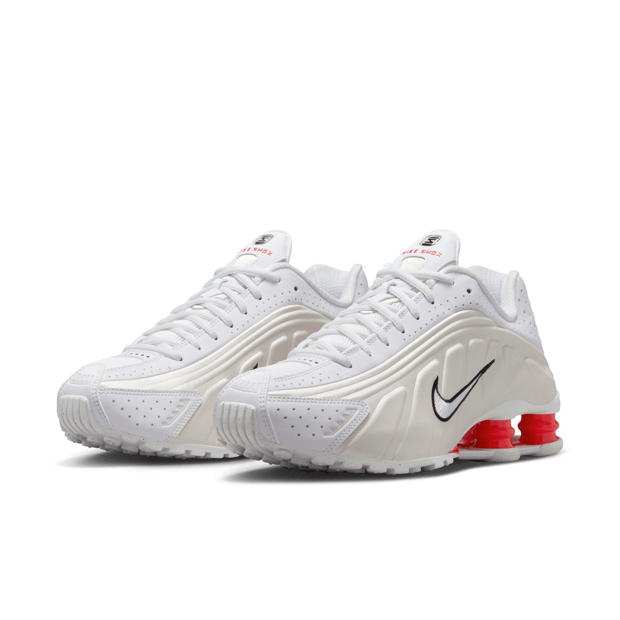 Nike WMNS SHOX R4 - WHITE / PHANTOM / PICANTE RED