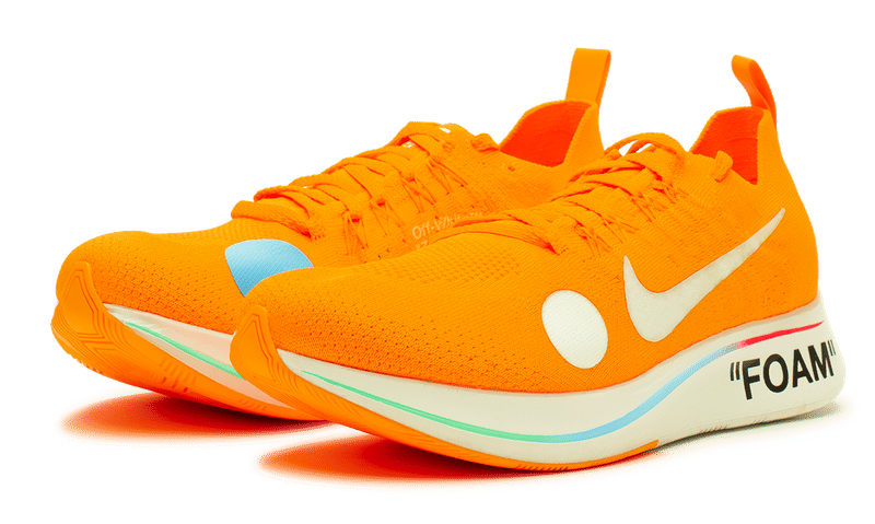 Nike Zoom Fly Mercurial x OFF - WHITE Total Orange 2018 (AO2115 - 800) Men Size 8 - 11