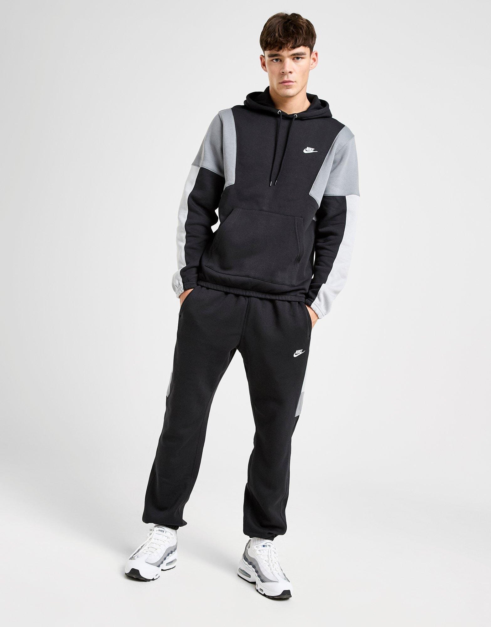 Nike Club Fleece Colour Block Hoodie