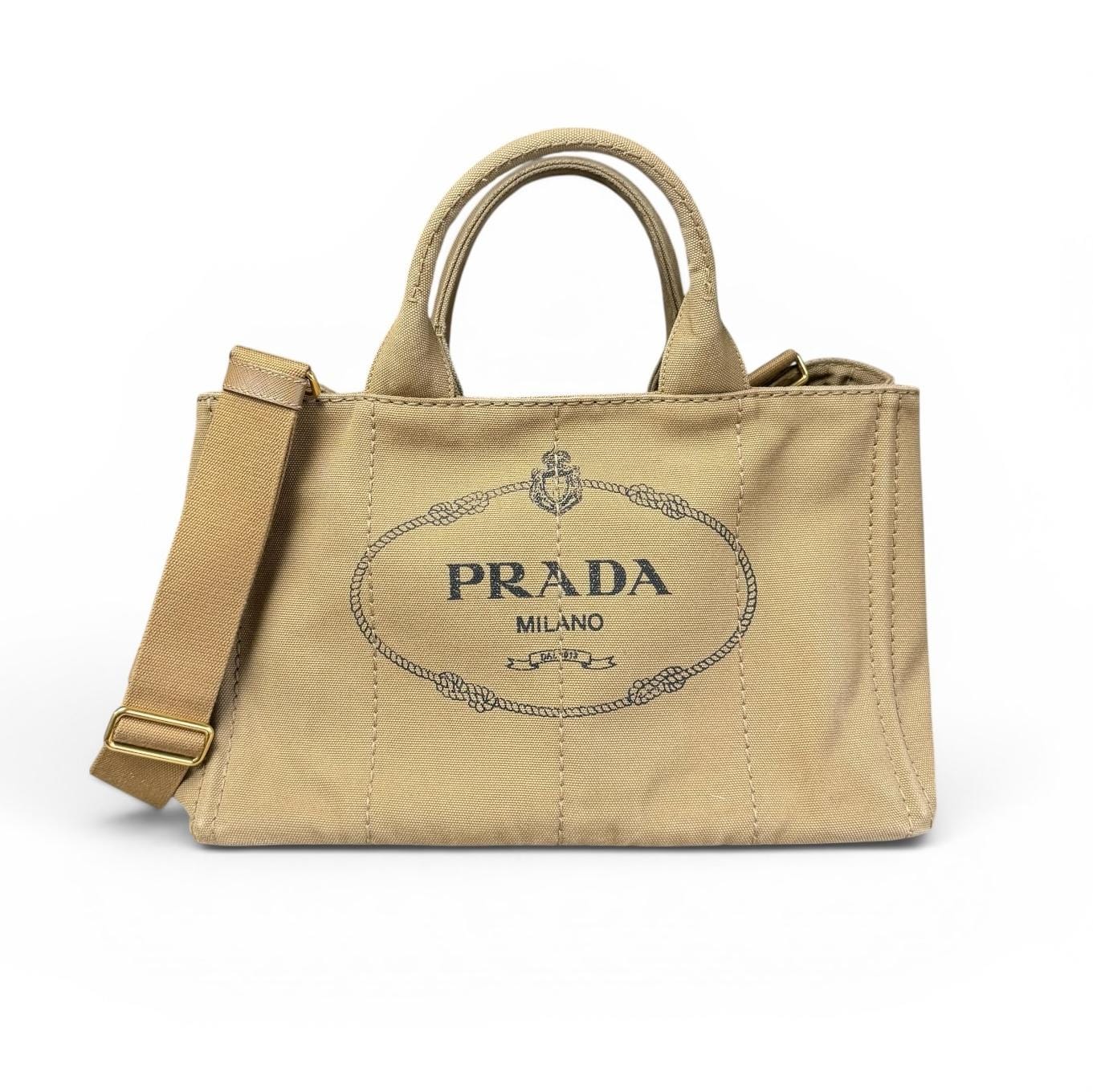 Prada Canvas Canapa Tote