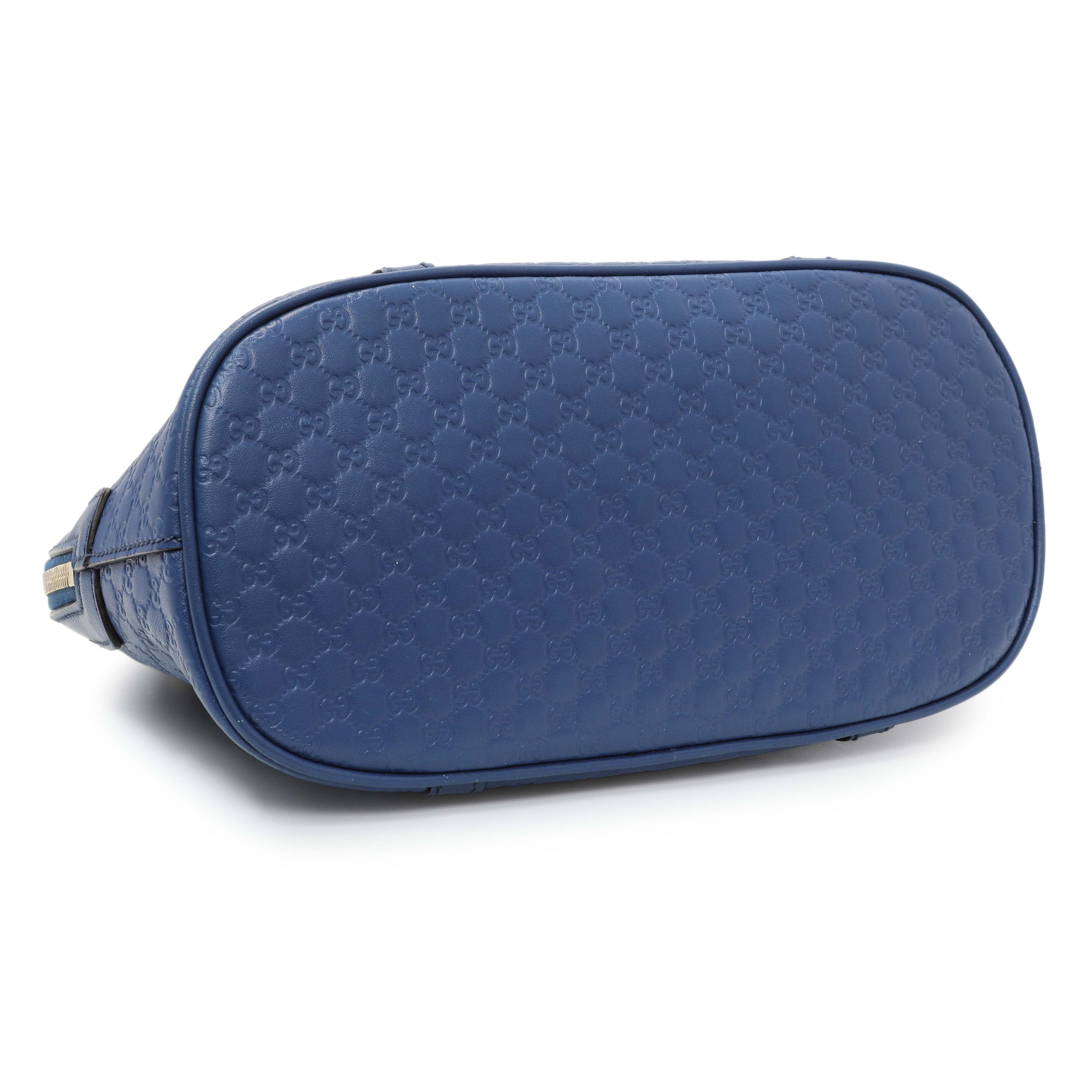 Gucci Blue Microguccissima Mini Dome Bag