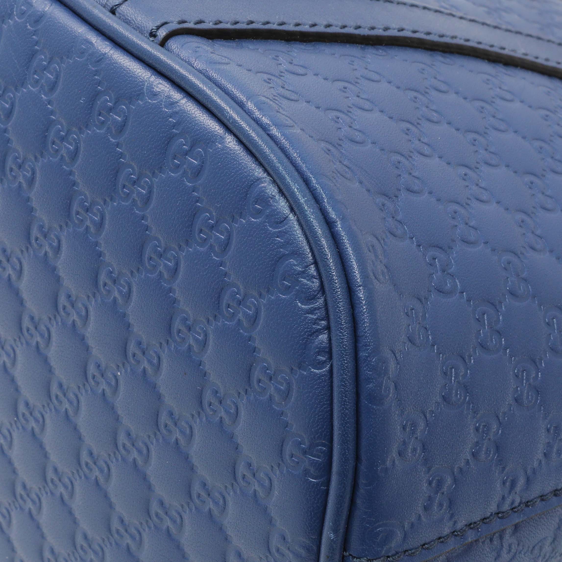 Gucci Blue Microguccissima Mini Dome Bag