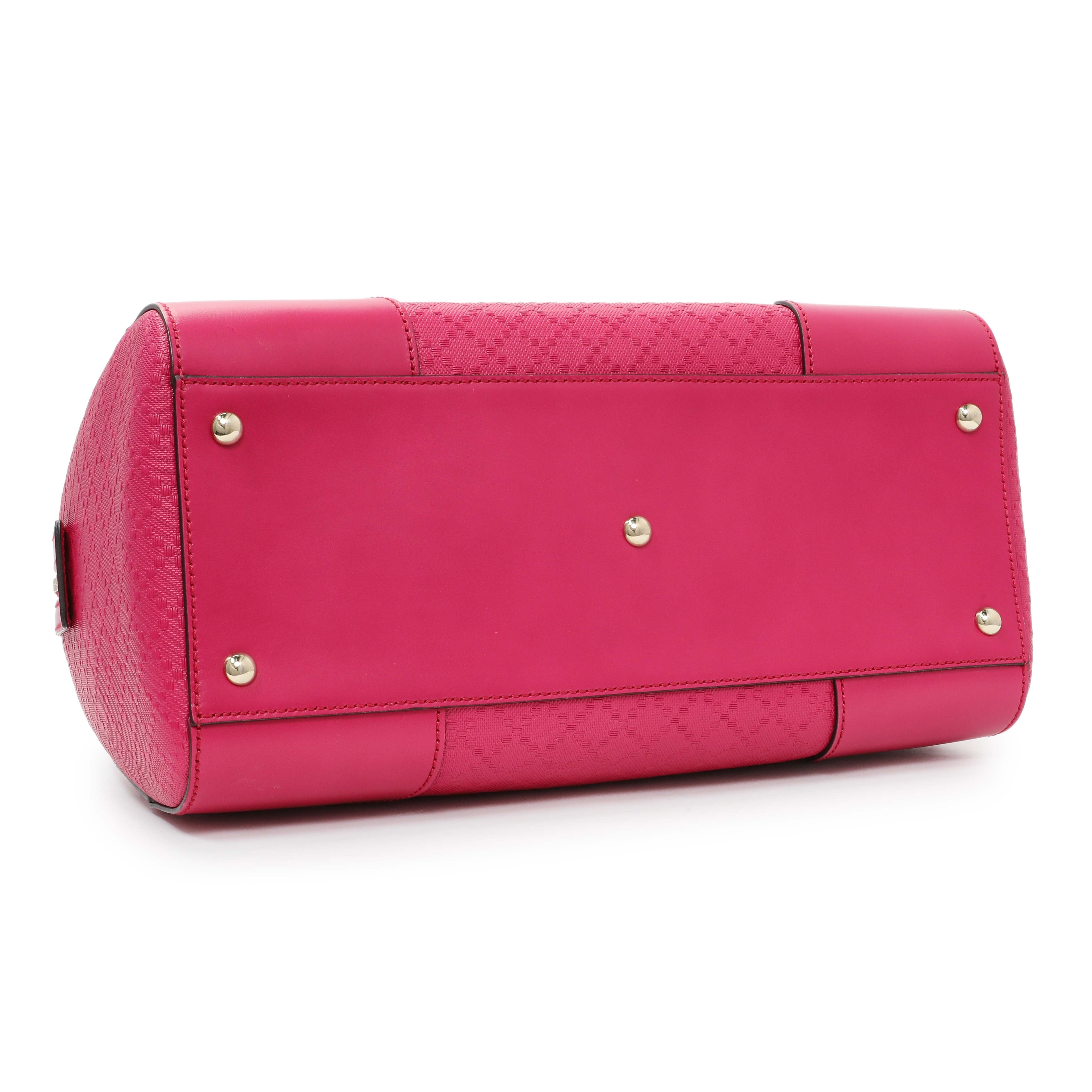 Gucci Pink Diamante Boston Bag