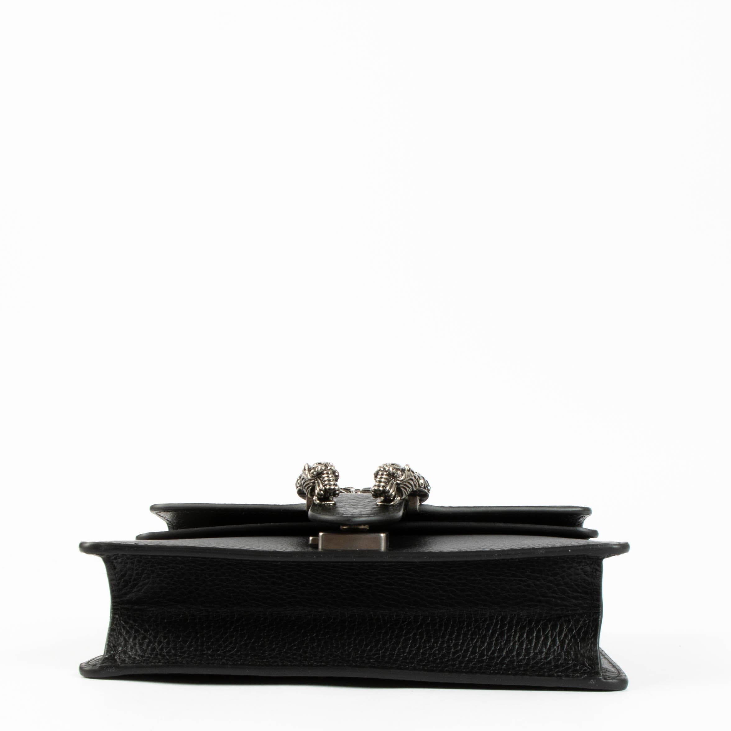 Gucci Black Crystal Small Dionysus Bag