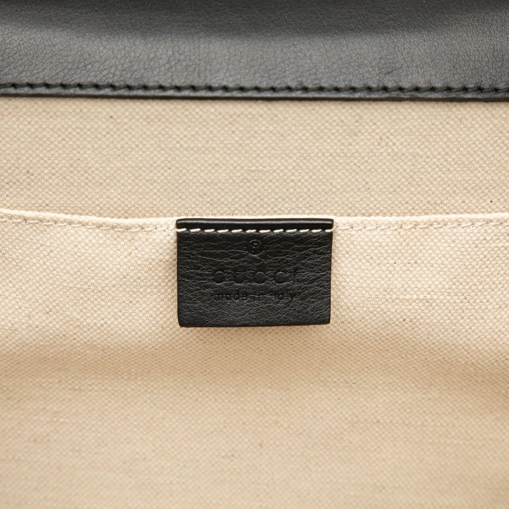 Gucci Large Calfskin Bamboo Dionysus Web Satchel