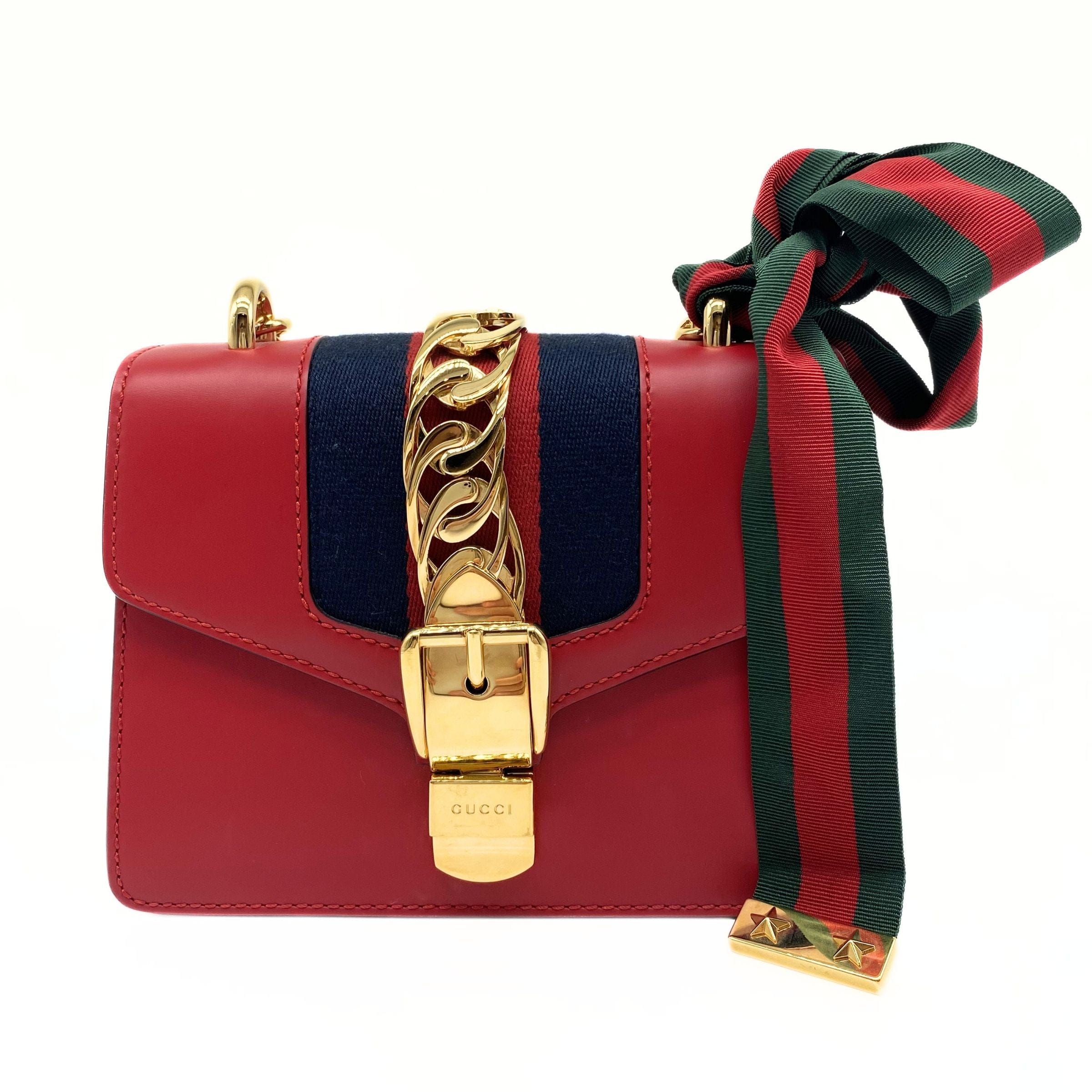 Gucci Mini Sylvie Red Bag