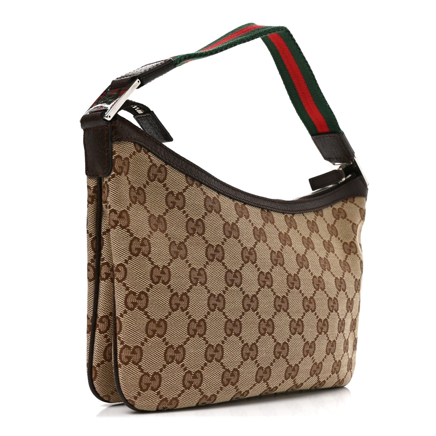 Gucci Monogram Medium Pop Hobo Dark Brown