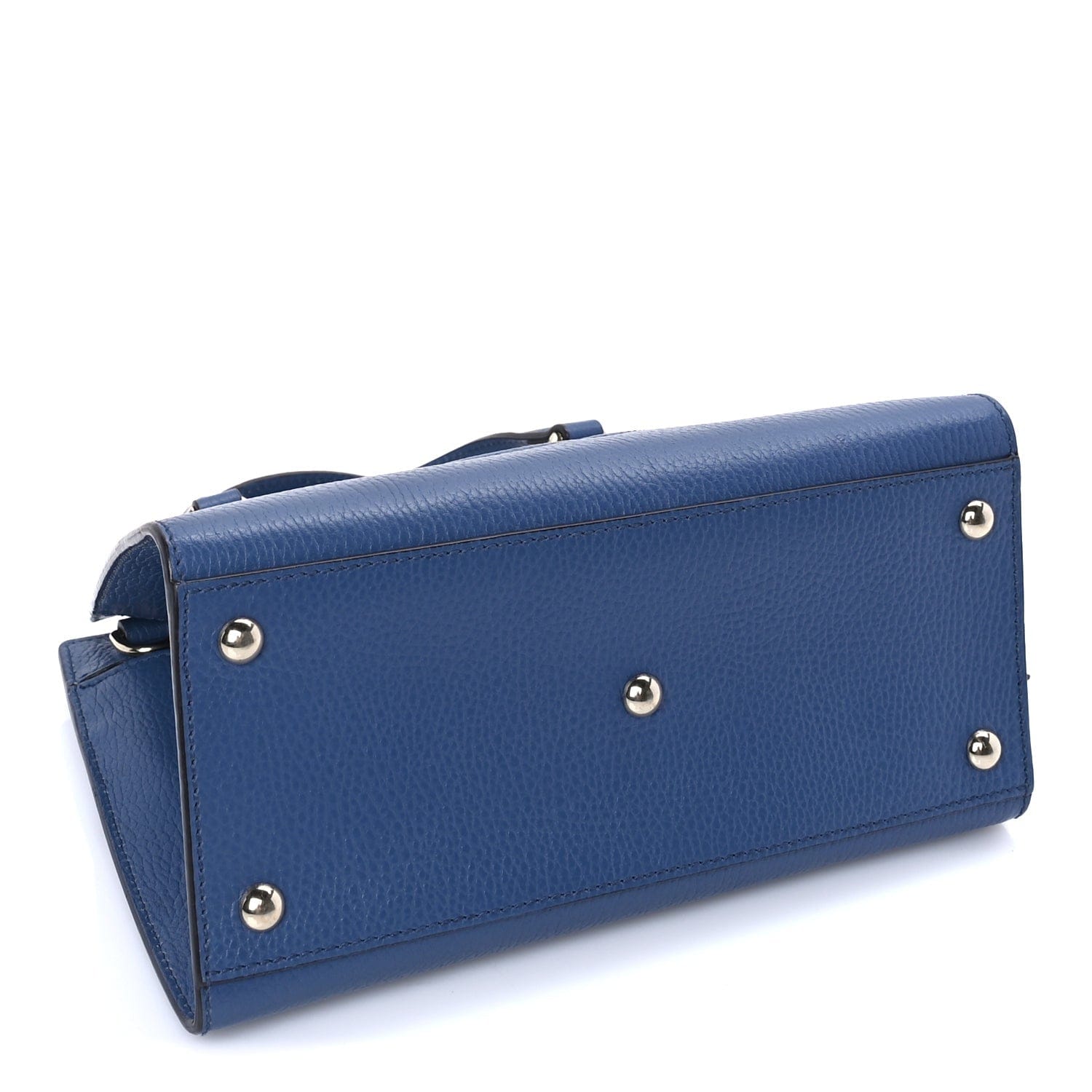 Gucci Dollar Calfskin Medium Soho Top Handle Satchel Caspian