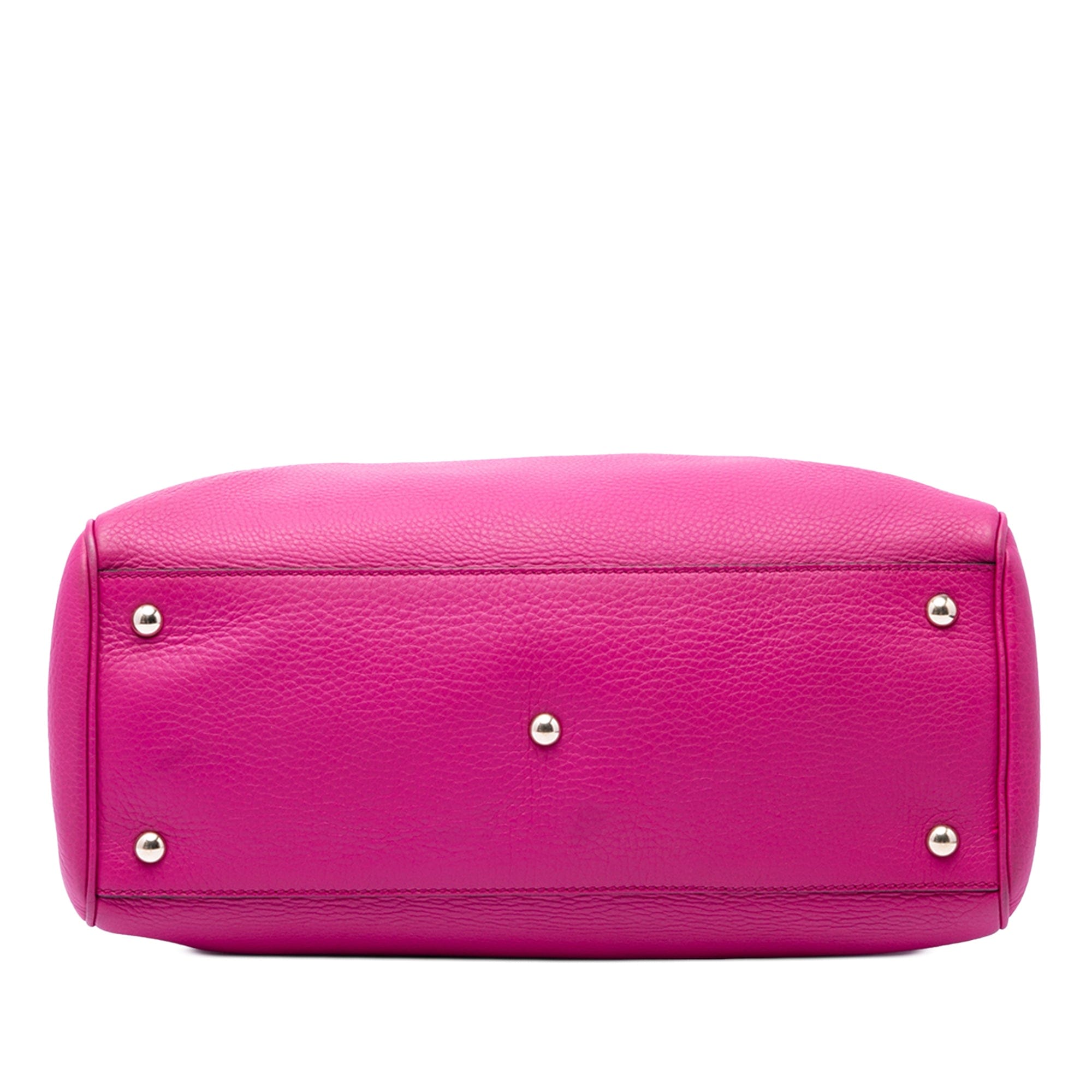 Gucci Medium Calfskin Bamboo Shopper Satchel