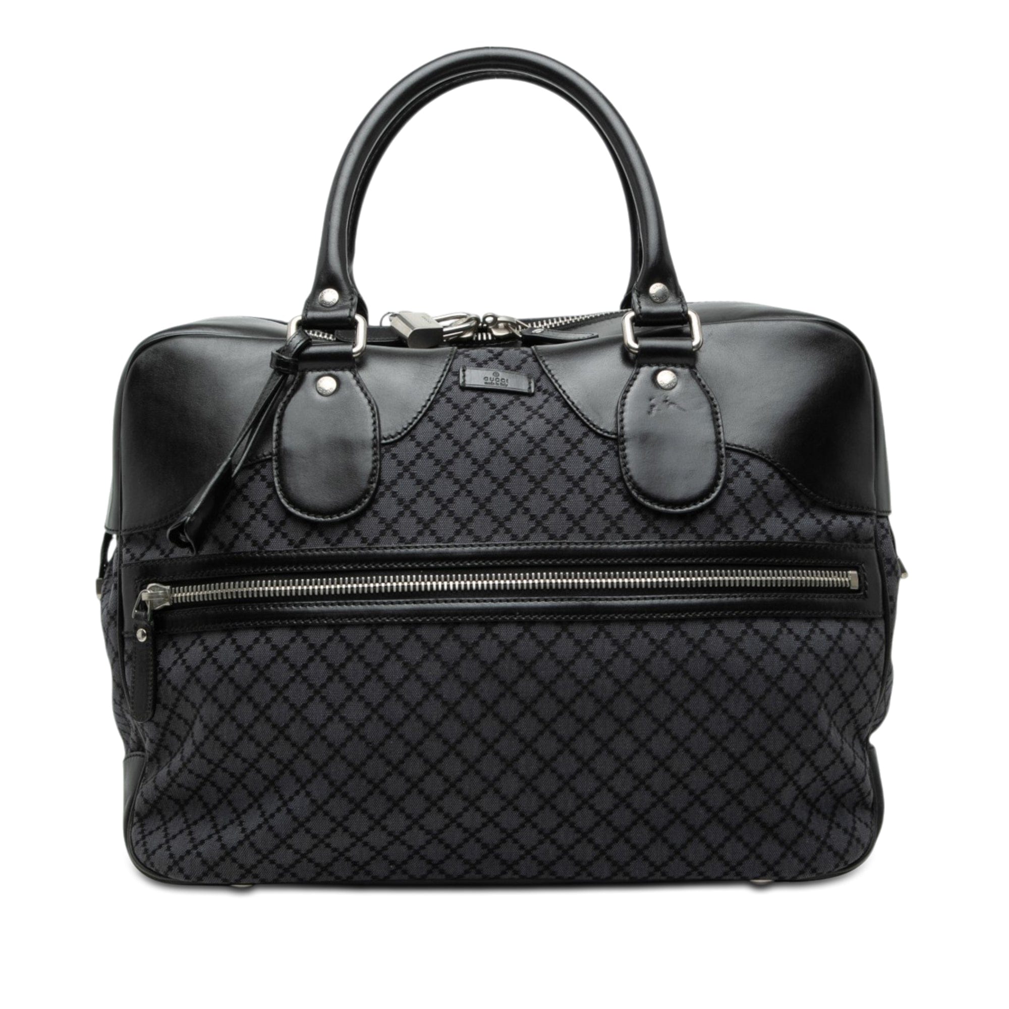 Gucci Diamante Canvas Travel Bag