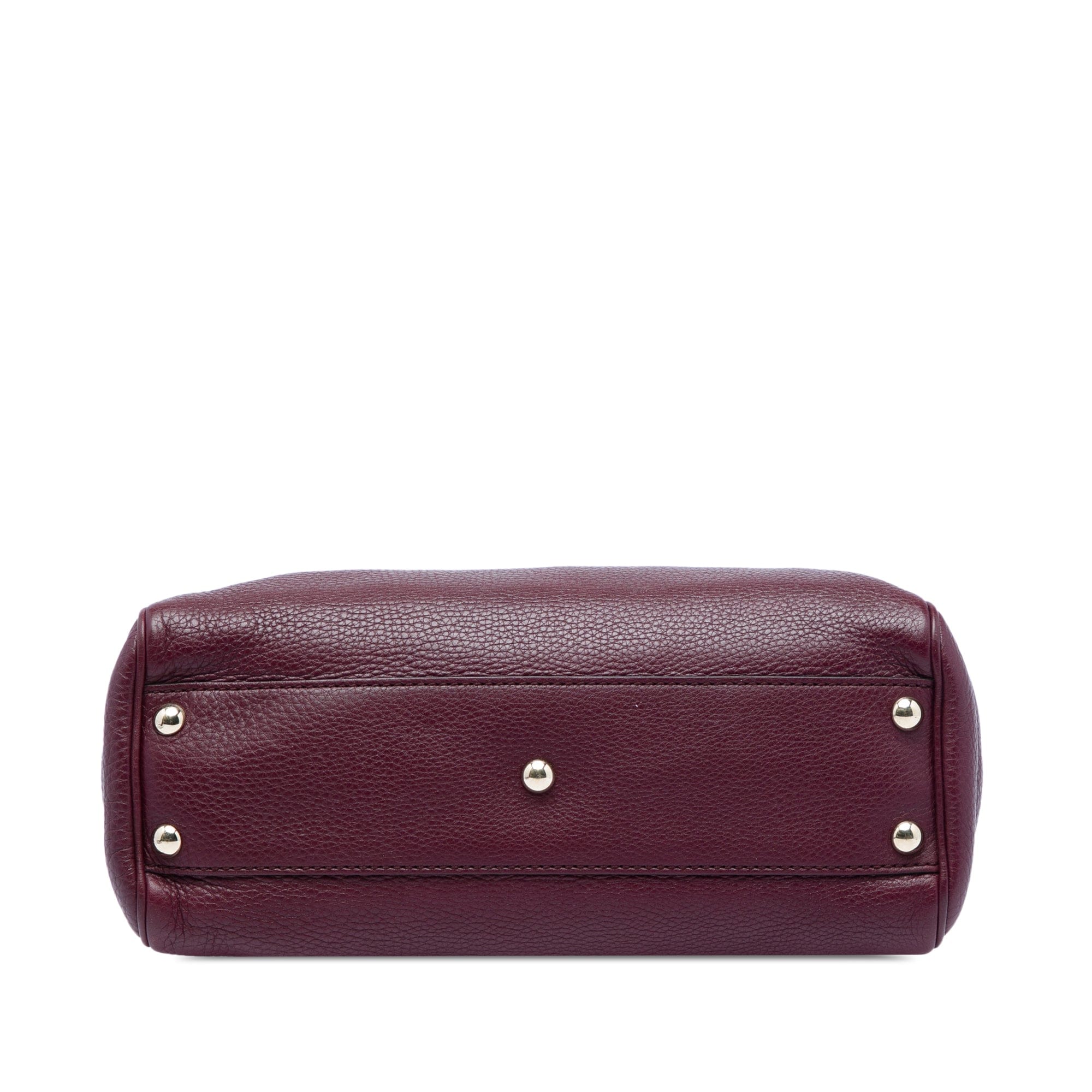 Gucci Small Calfskin Bamboo Shopper Satchel