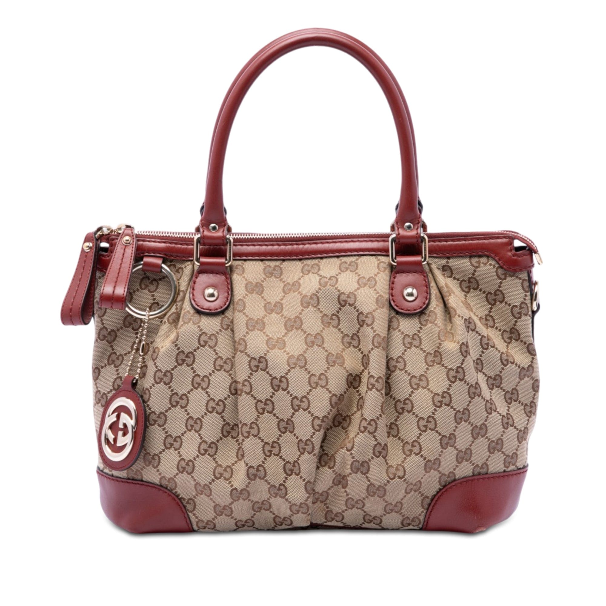 Gucci GG Canvas Sukey Satchel