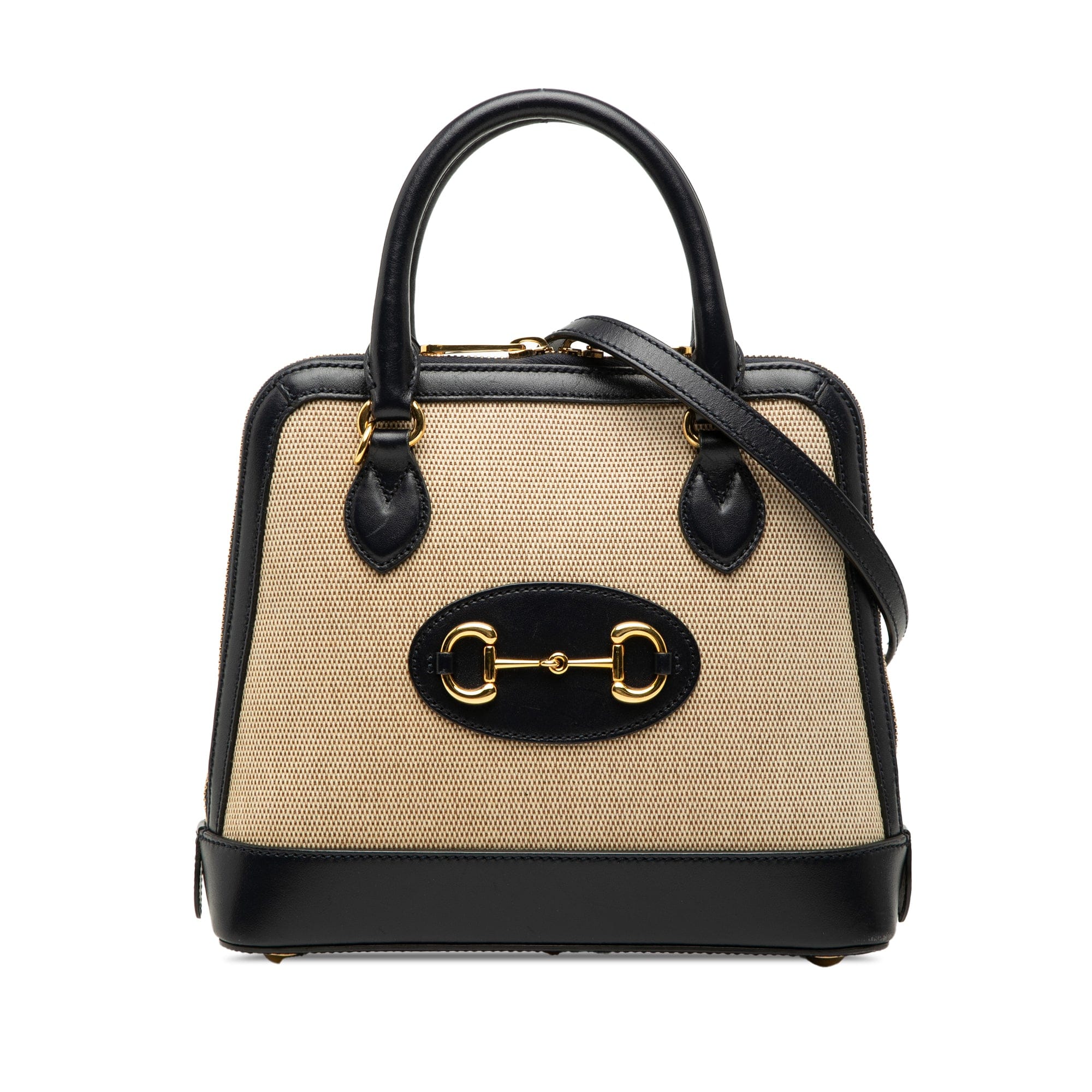 Gucci Small Canvas Horsebit 1955 Satchel
