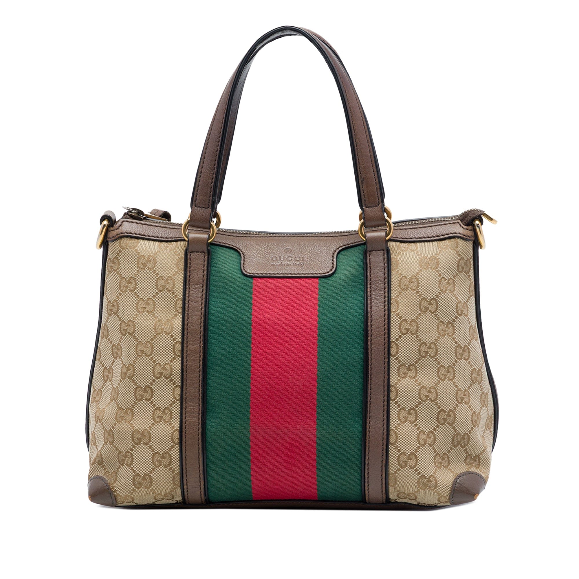 Gucci GG Canvas Web Satchel