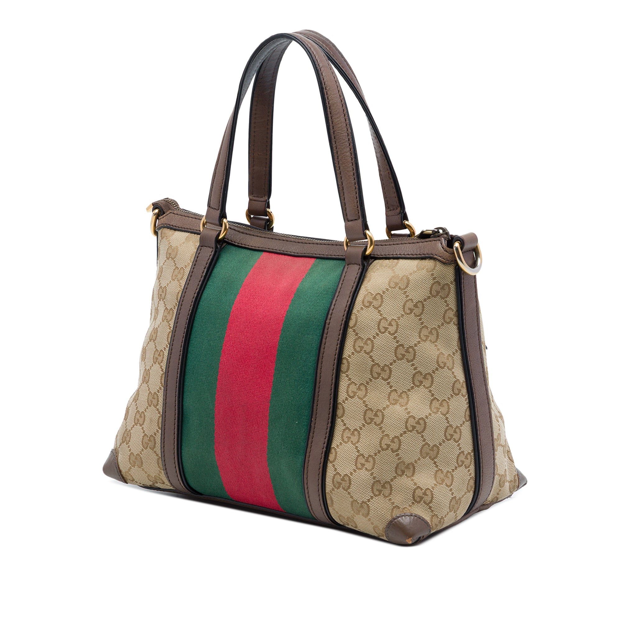 Gucci GG Canvas Web Satchel