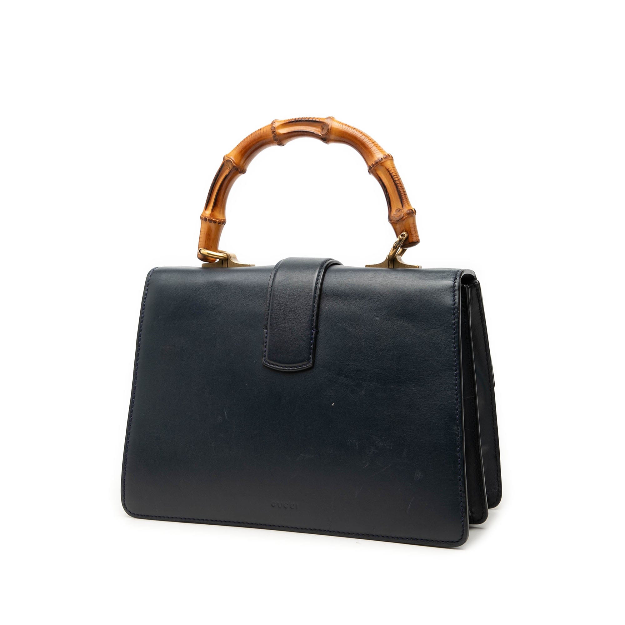 Gucci Medium Leather Bamboo Dionysus Web Satchel