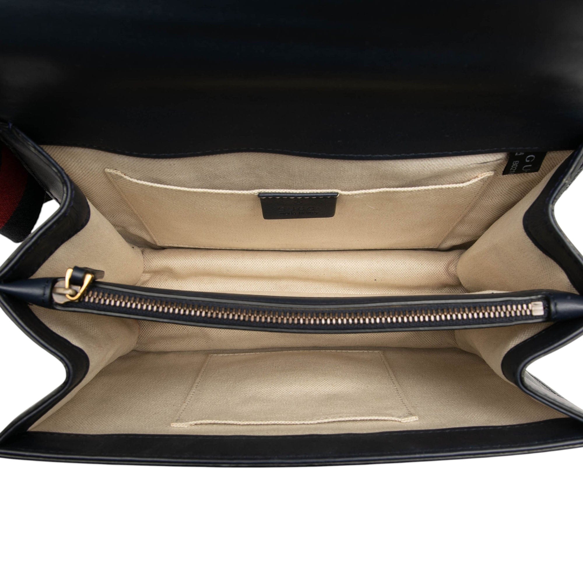 Gucci Medium Leather Bamboo Dionysus Web Satchel