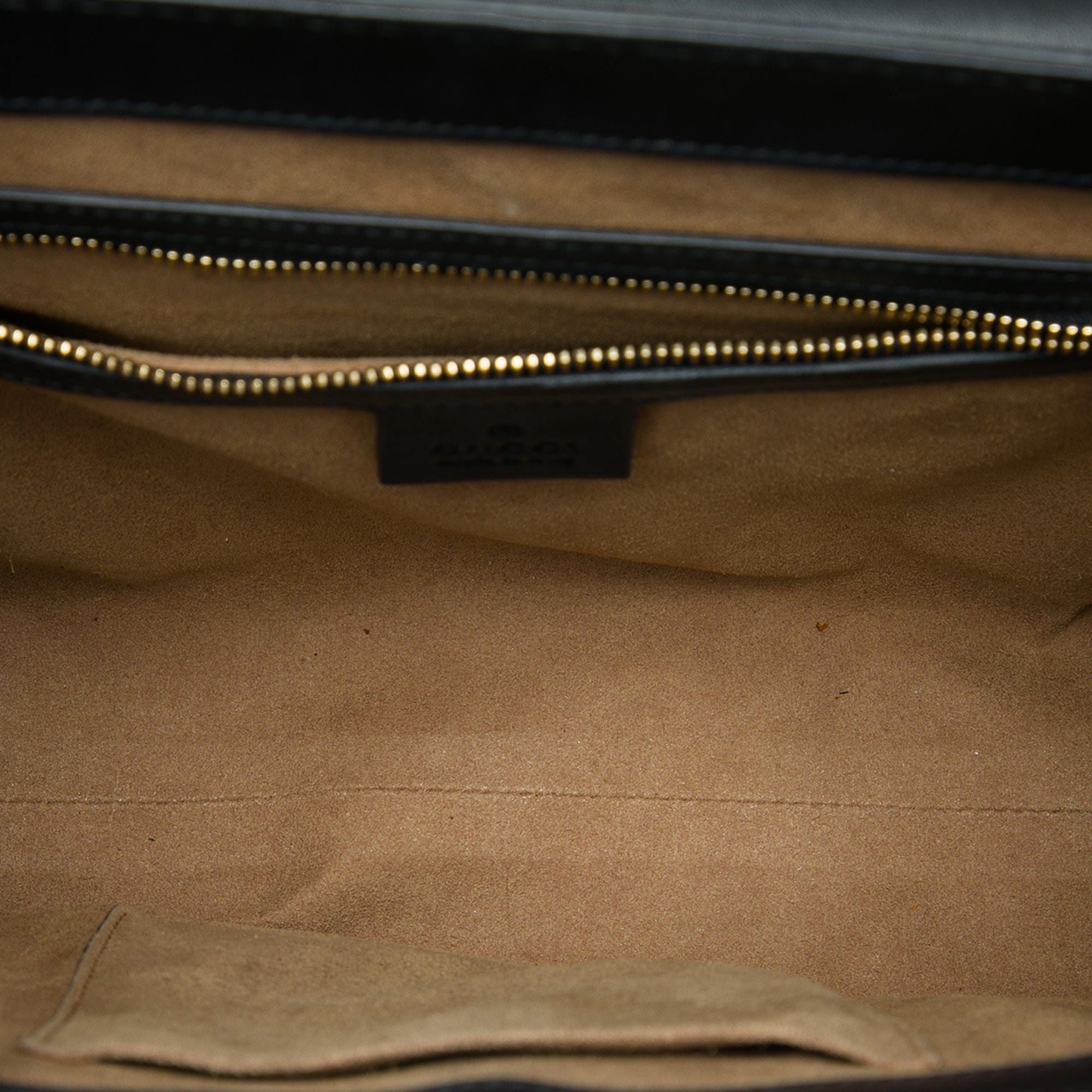 Gucci Small GG Supreme Padlock Satchel