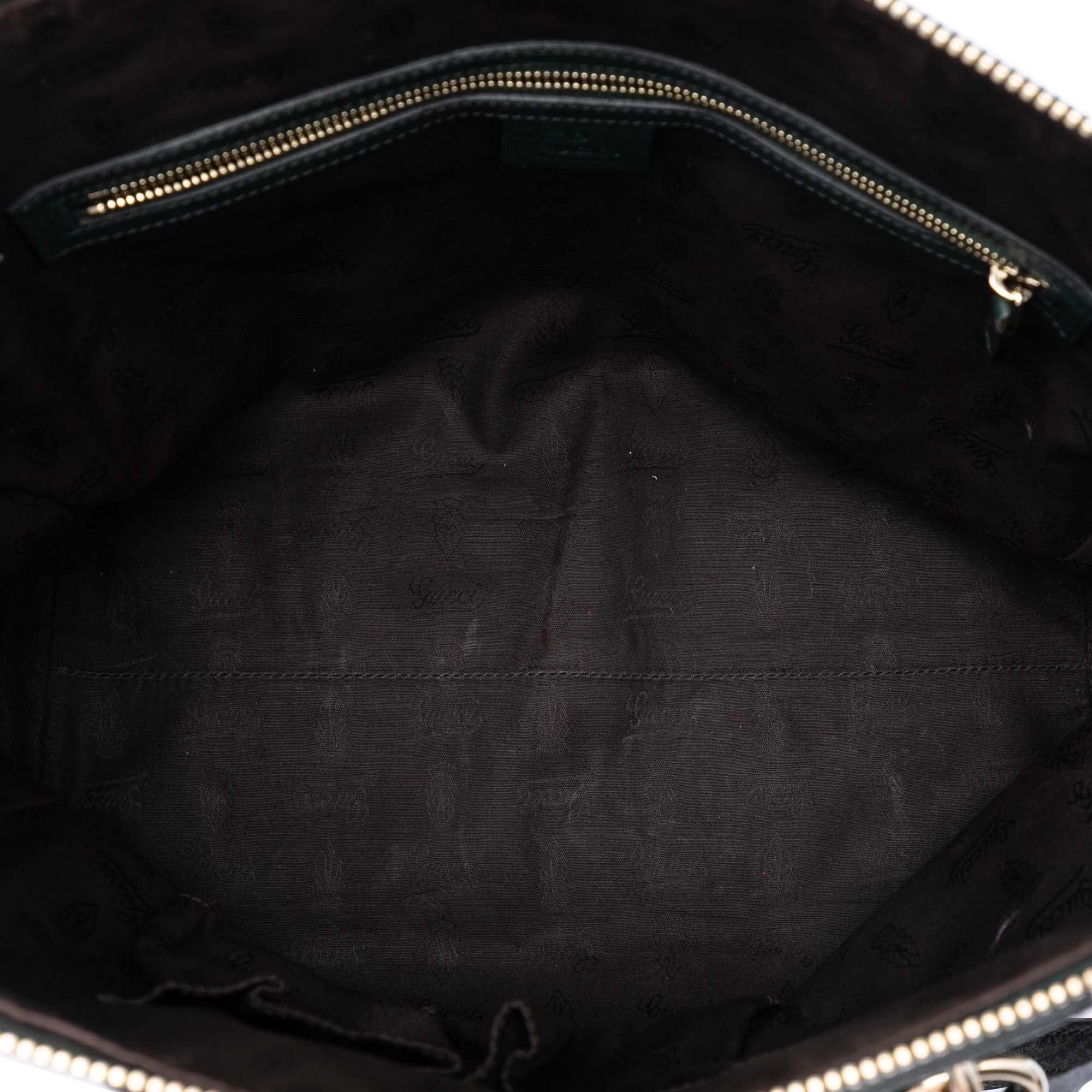Gucci Medium GG Canvas Charm Satchel