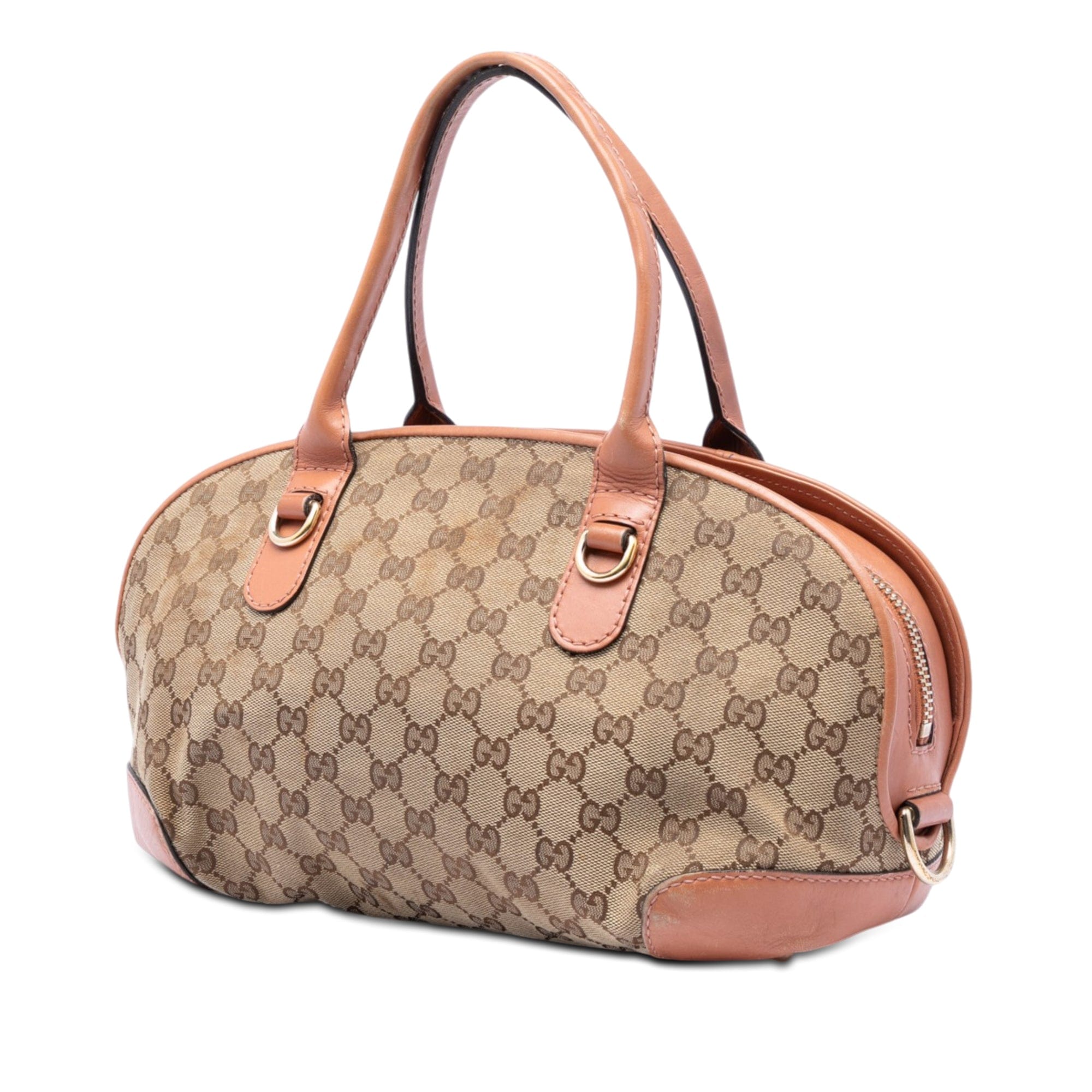 Gucci GG Canvas Heart Bit Satchel