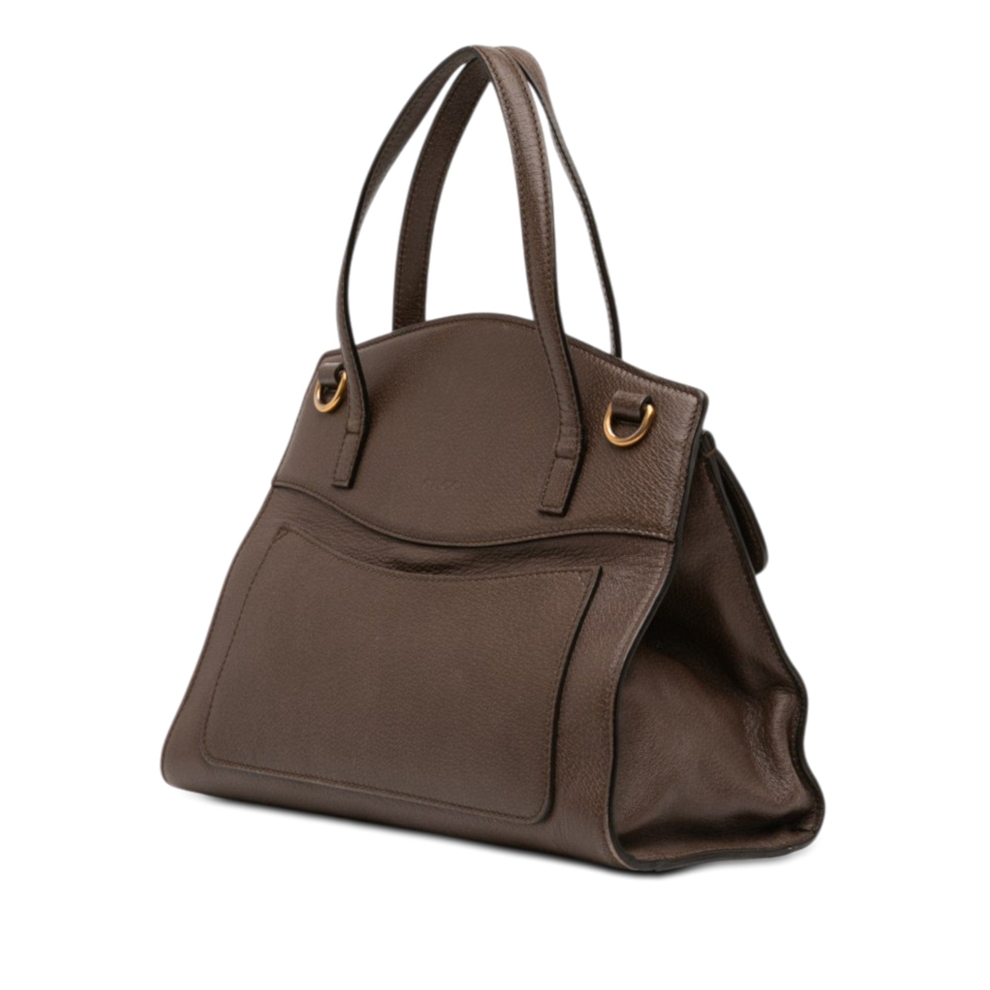 Gucci Medium Calfskin Linea Totem Satchel