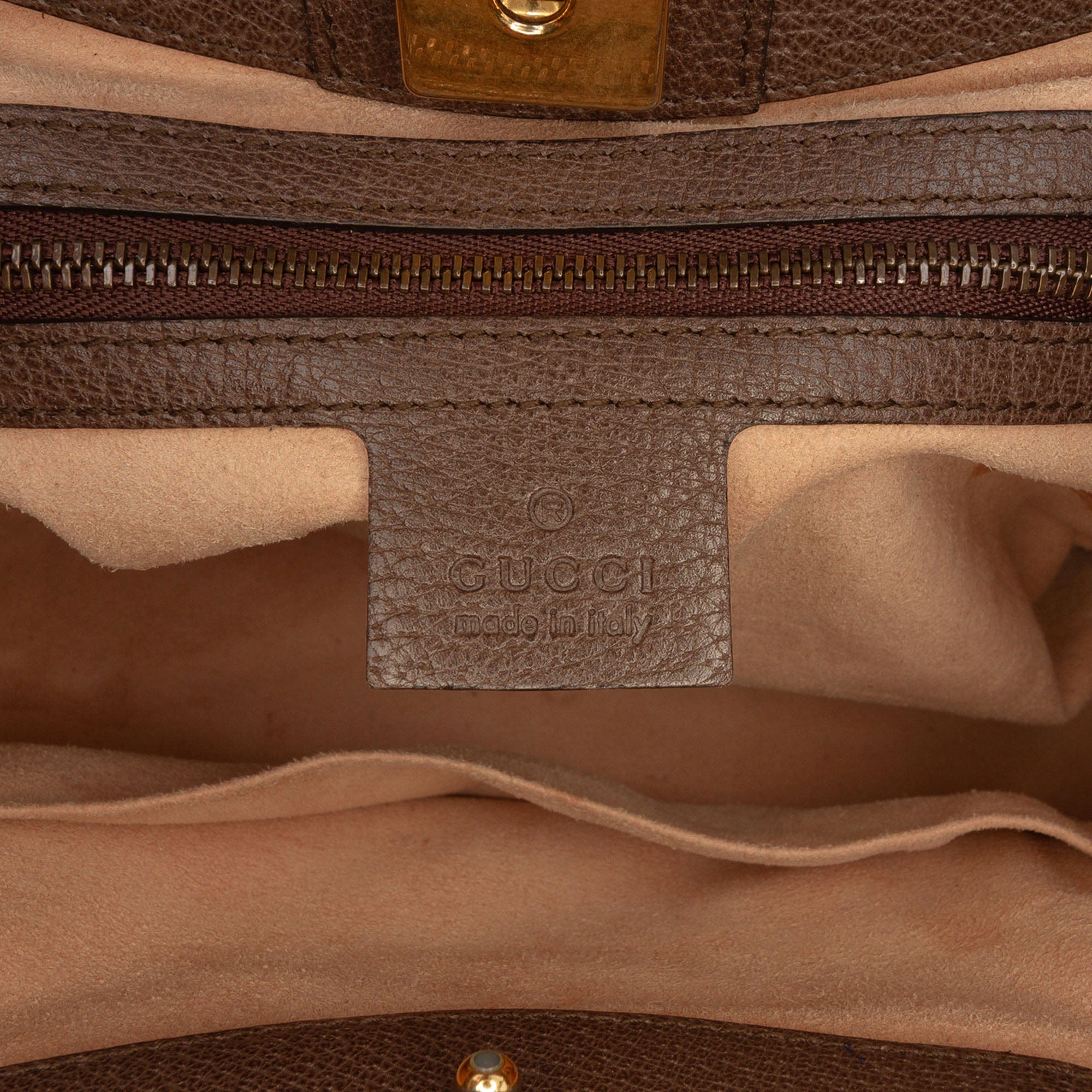 Gucci Medium Calfskin Linea Totem Satchel