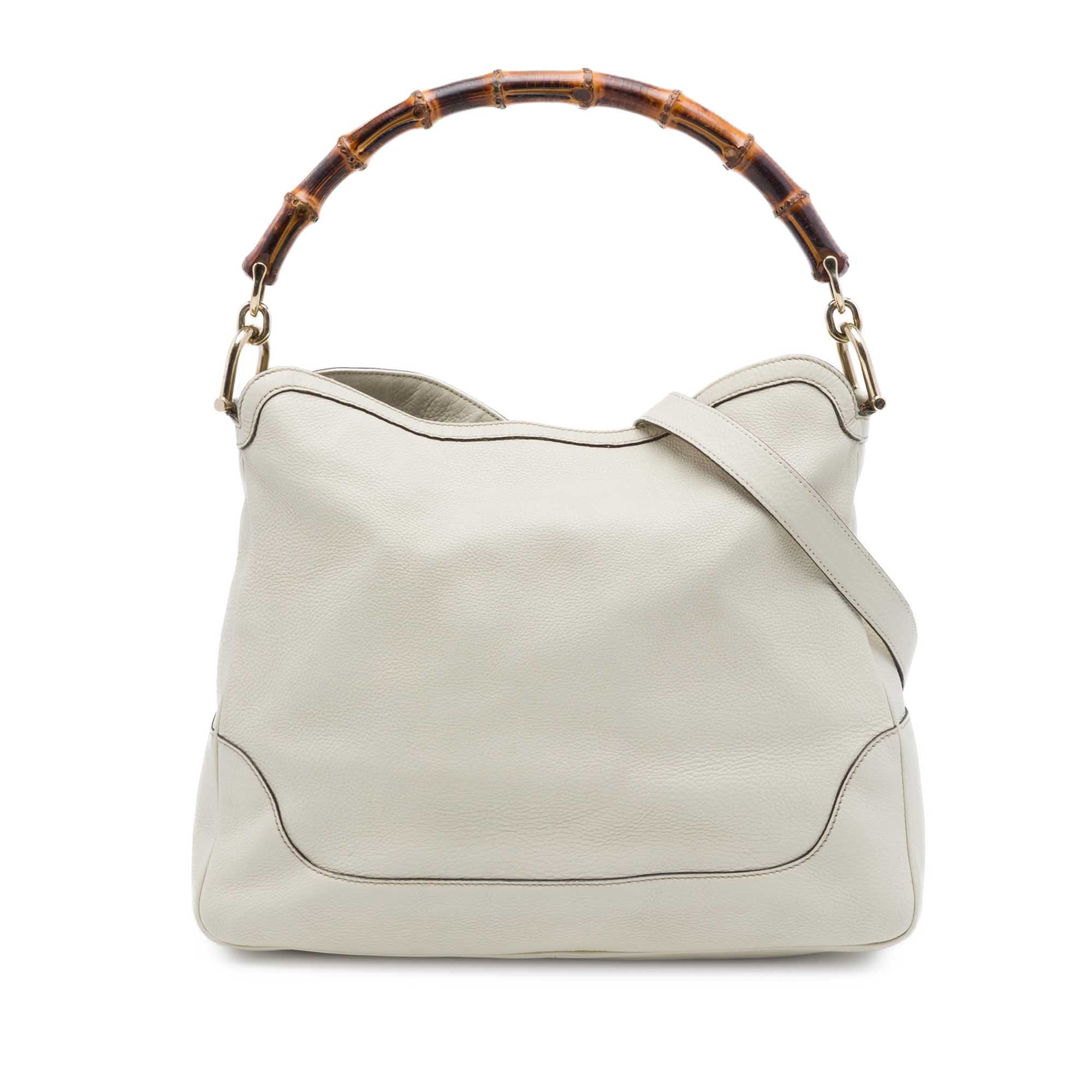 Gucci Calfskin Bamboo Diana Satchel