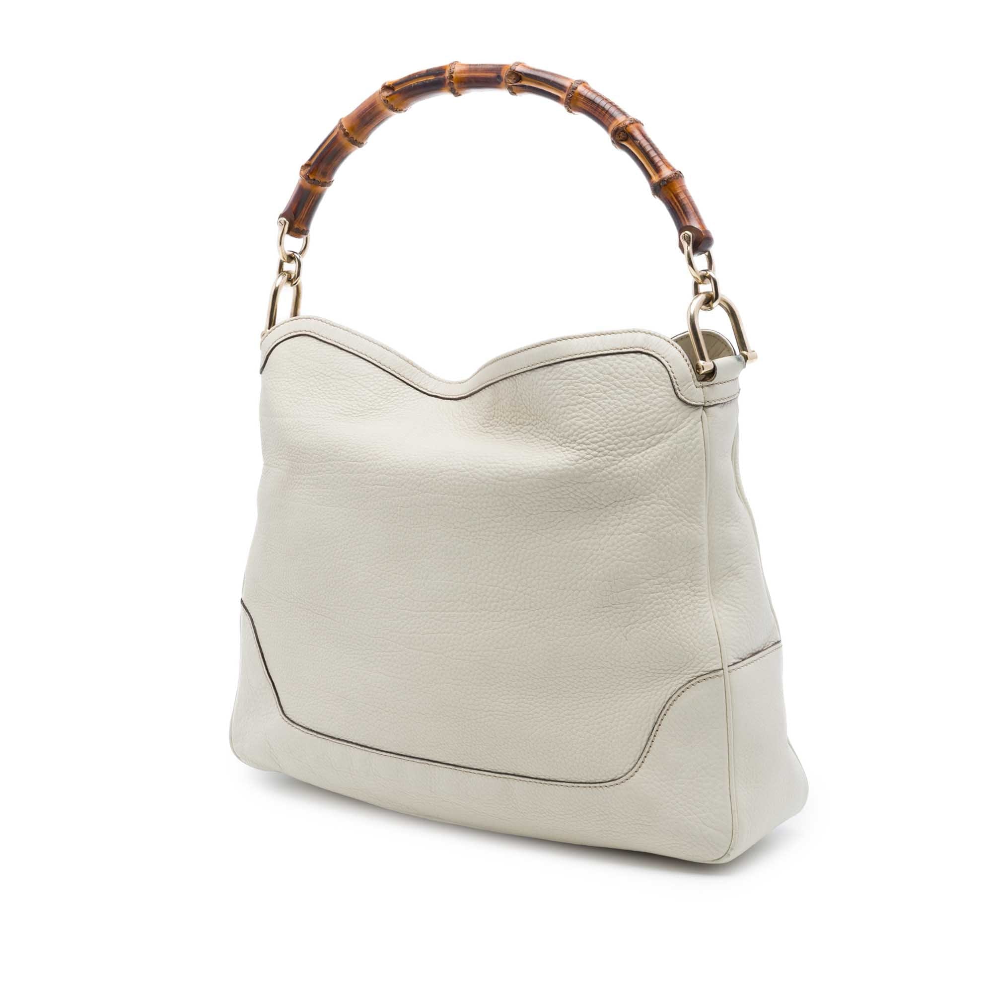 Gucci Calfskin Bamboo Diana Satchel
