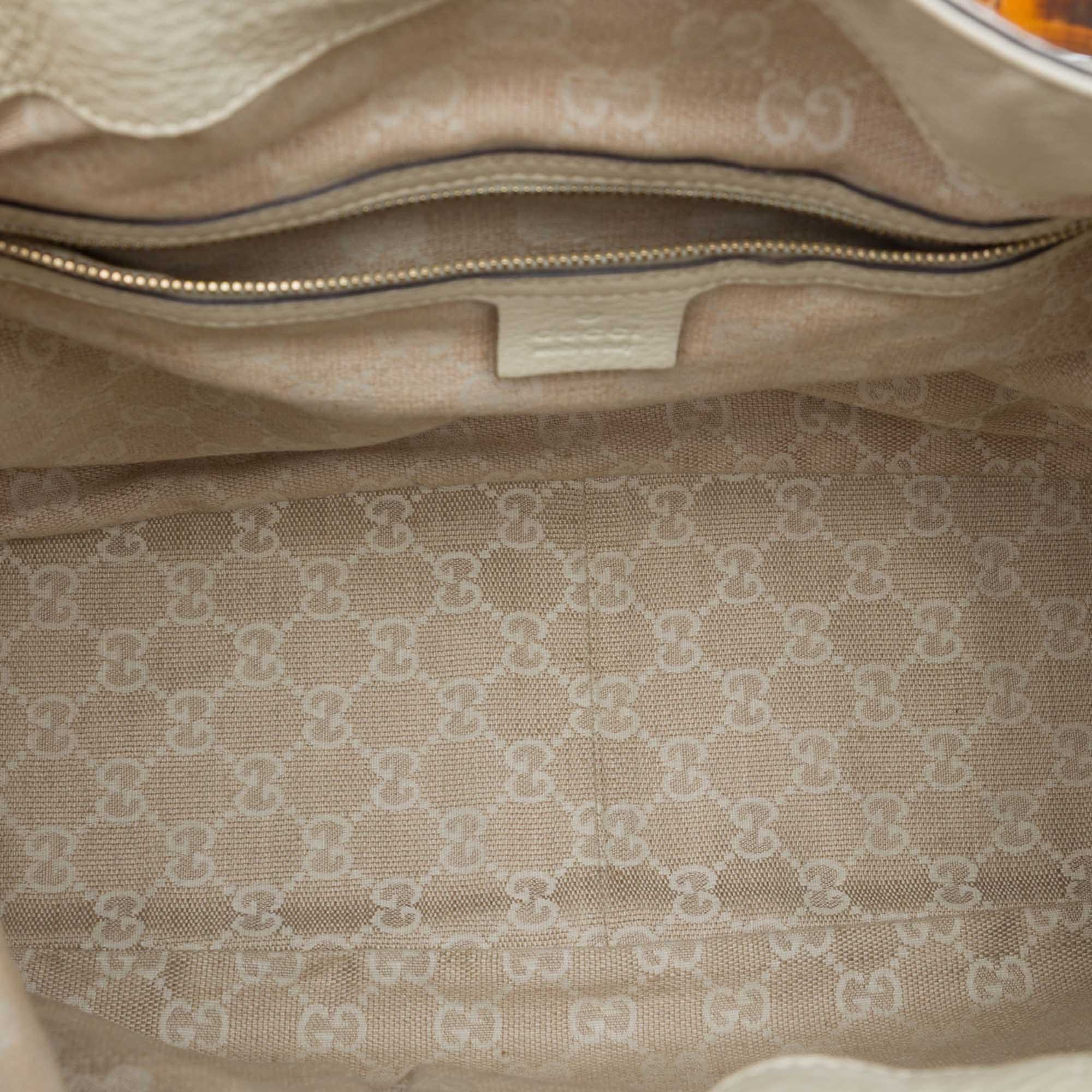 Gucci Calfskin Bamboo Diana Satchel