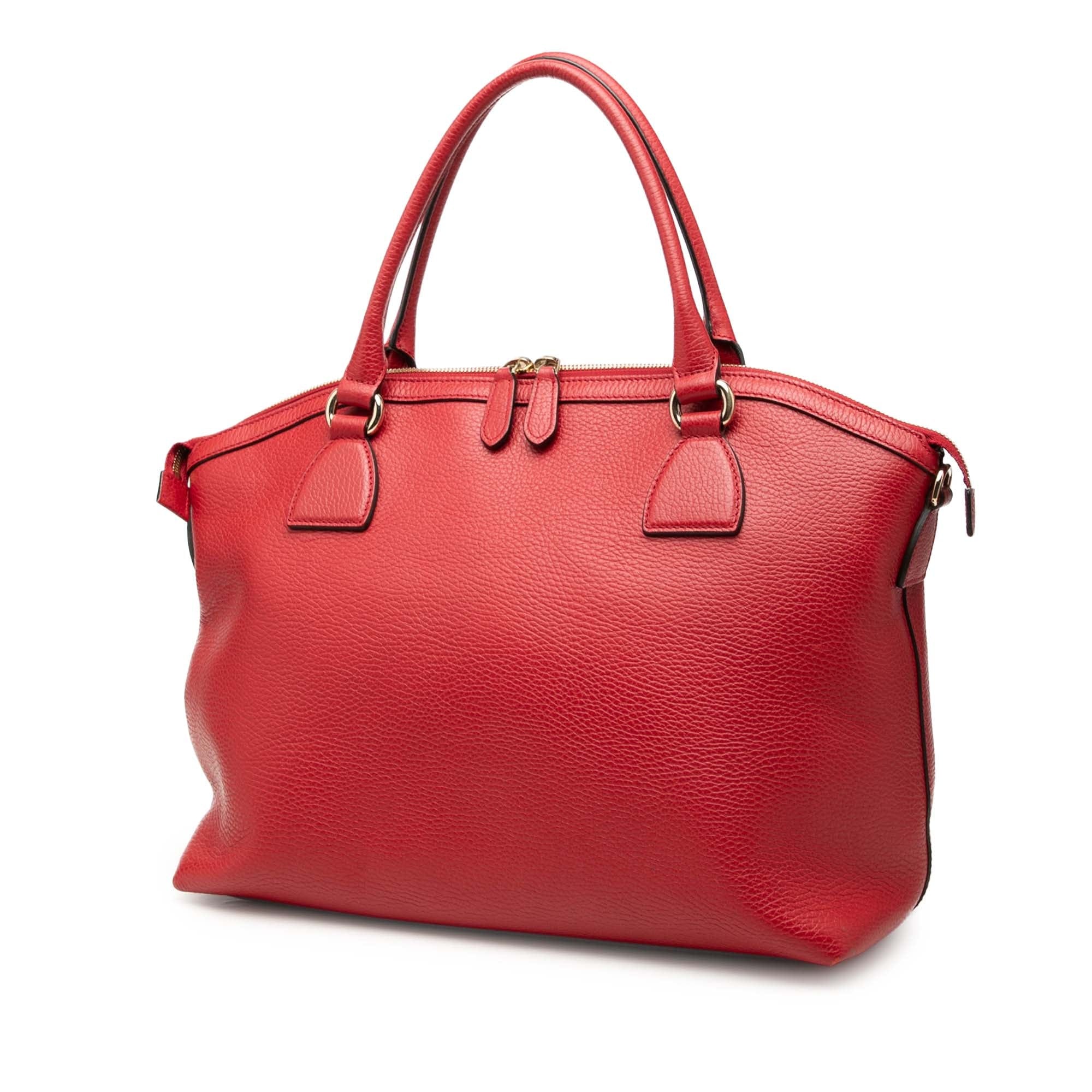 Gucci Large Dollar Calfskin GG Charm Dome Satchel