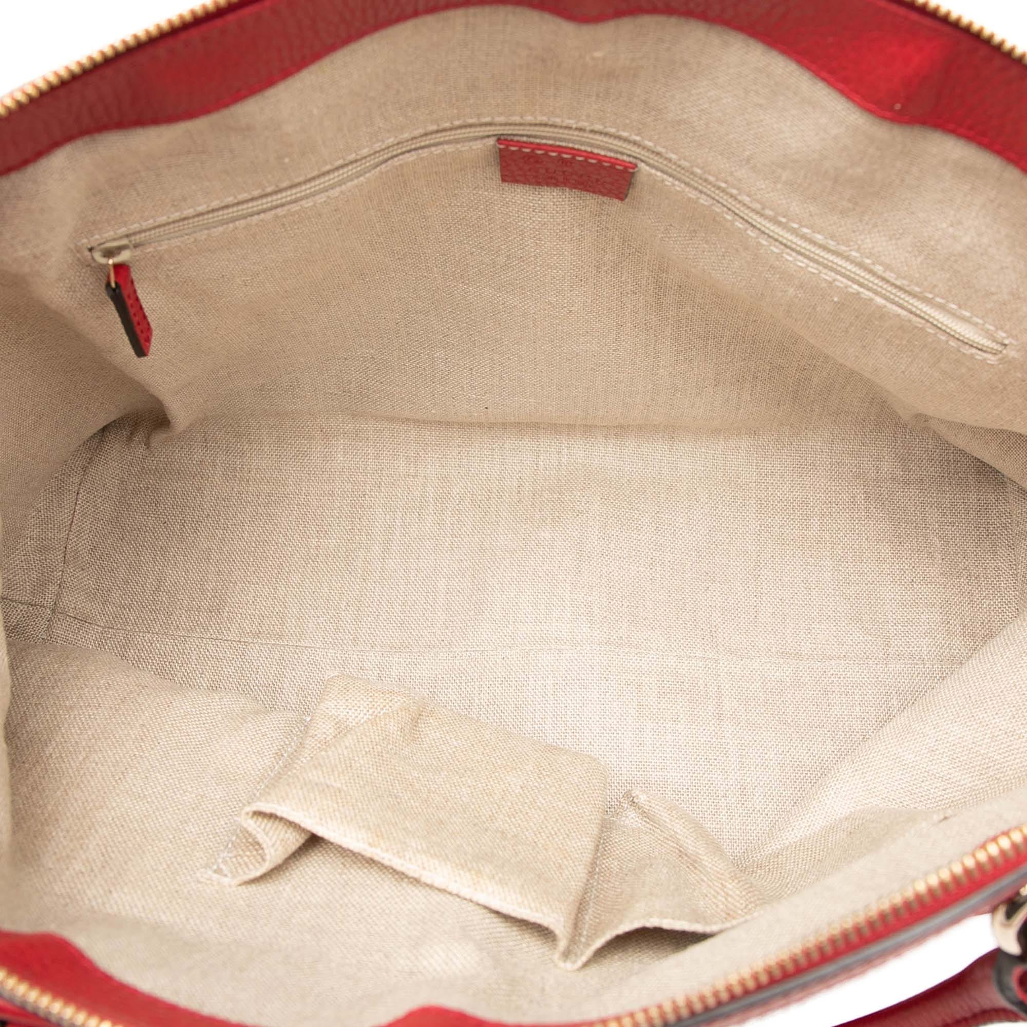 Gucci Large Dollar Calfskin GG Charm Dome Satchel