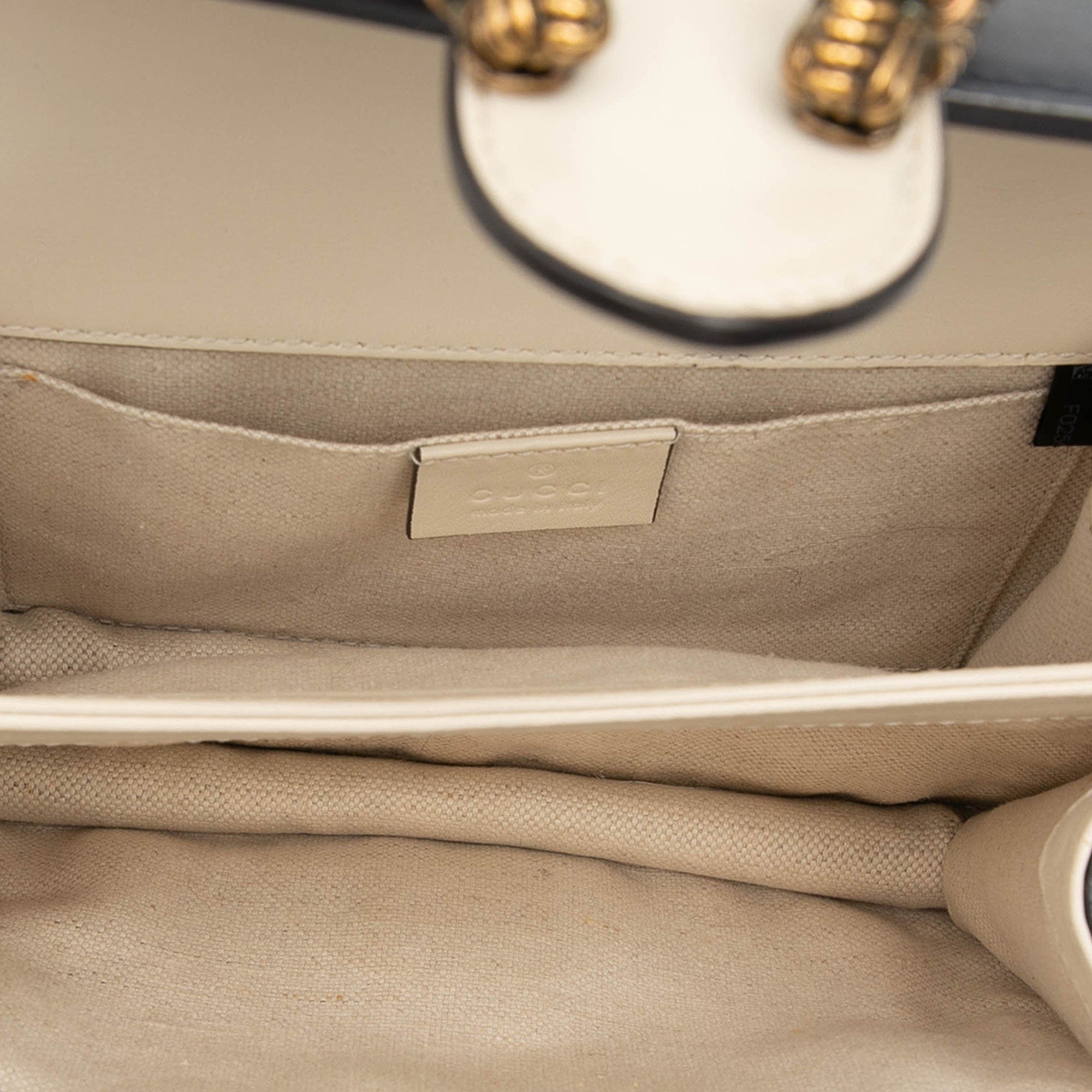 Gucci Mini Calfskin Bamboo Dionysus Web Satchel