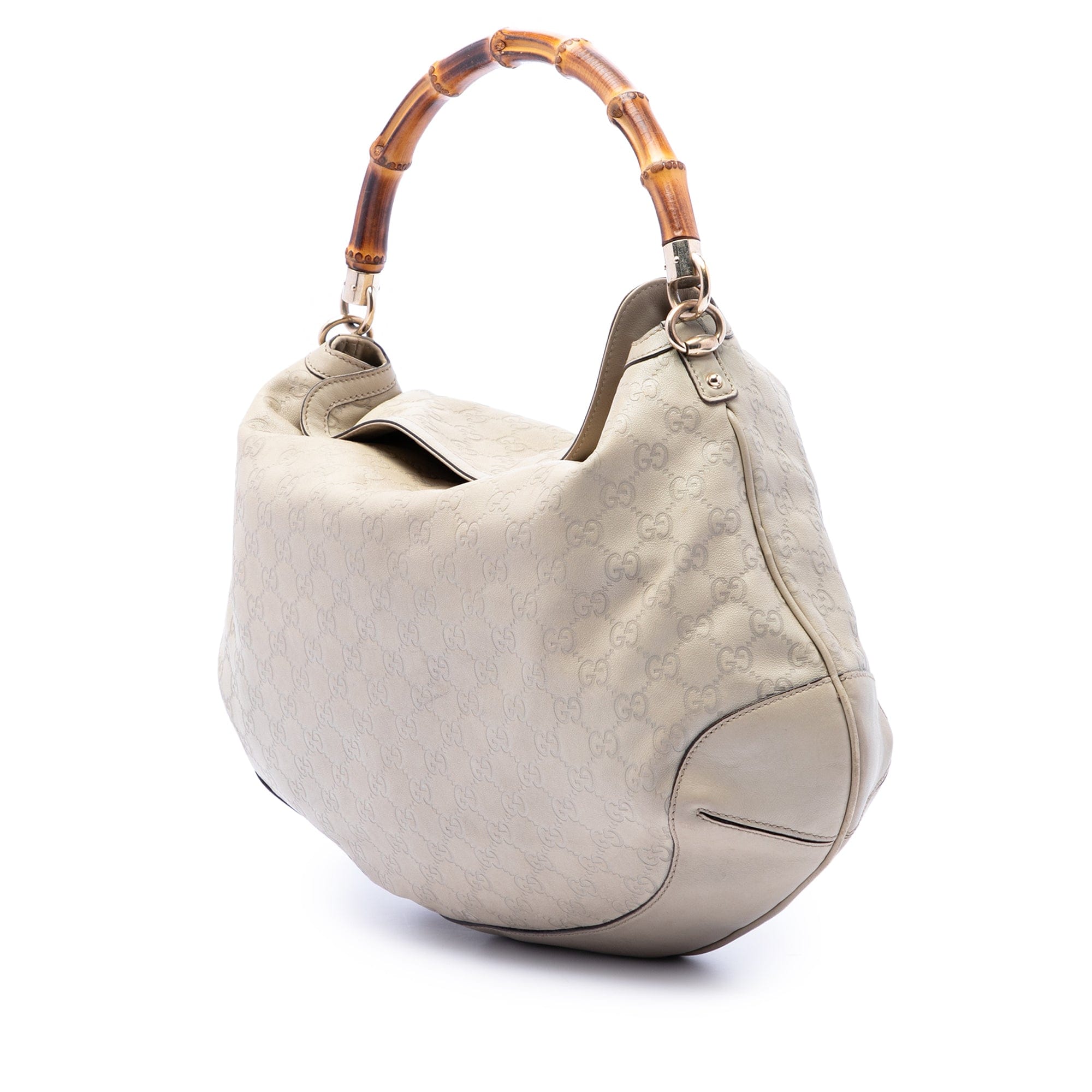 Guccissima Peggy Bamboo Satchel