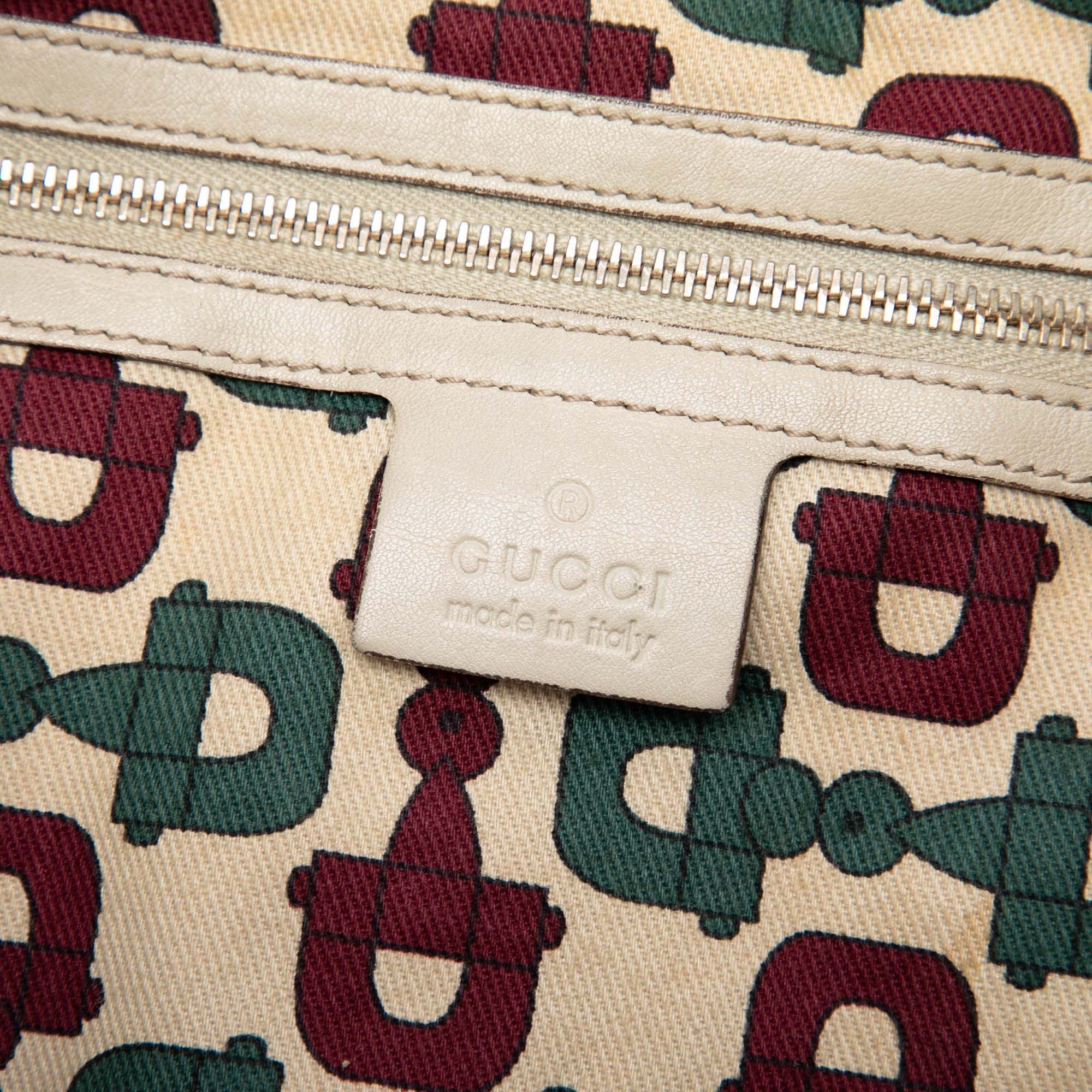 Guccissima Peggy Bamboo Satchel