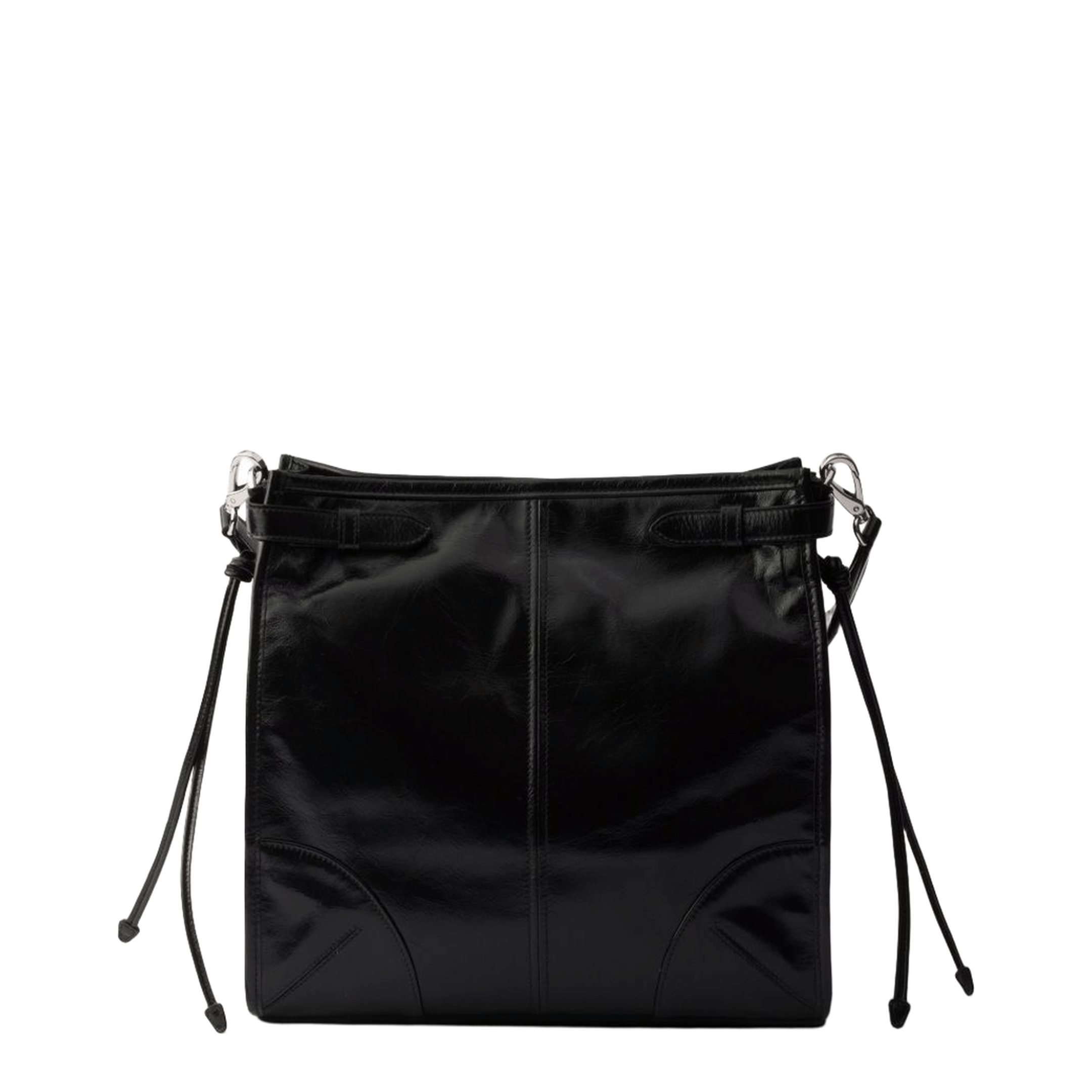 Prada Calfskin Crossbody Bag - Black