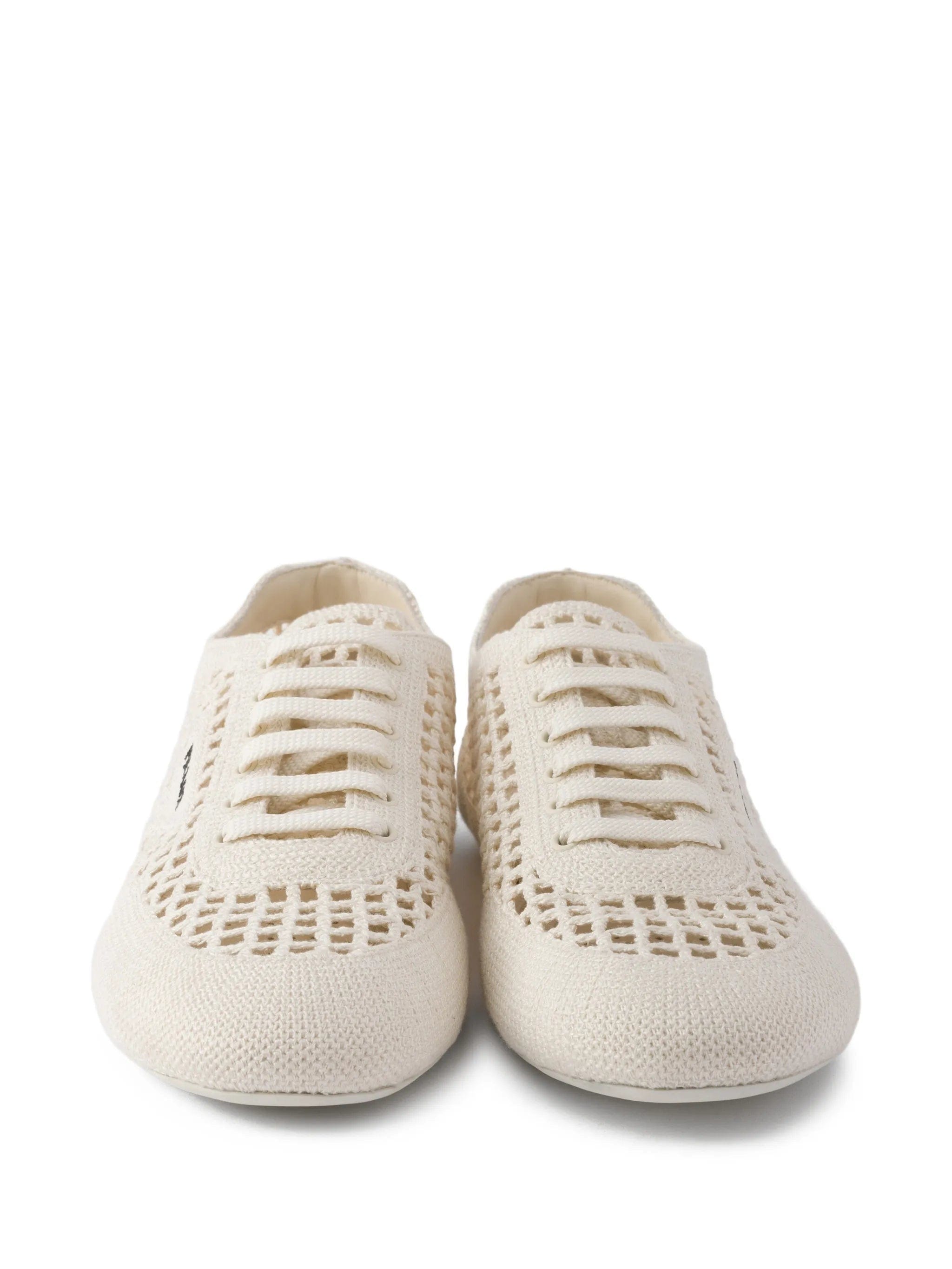 Prada Collapse crochet laced sneakers