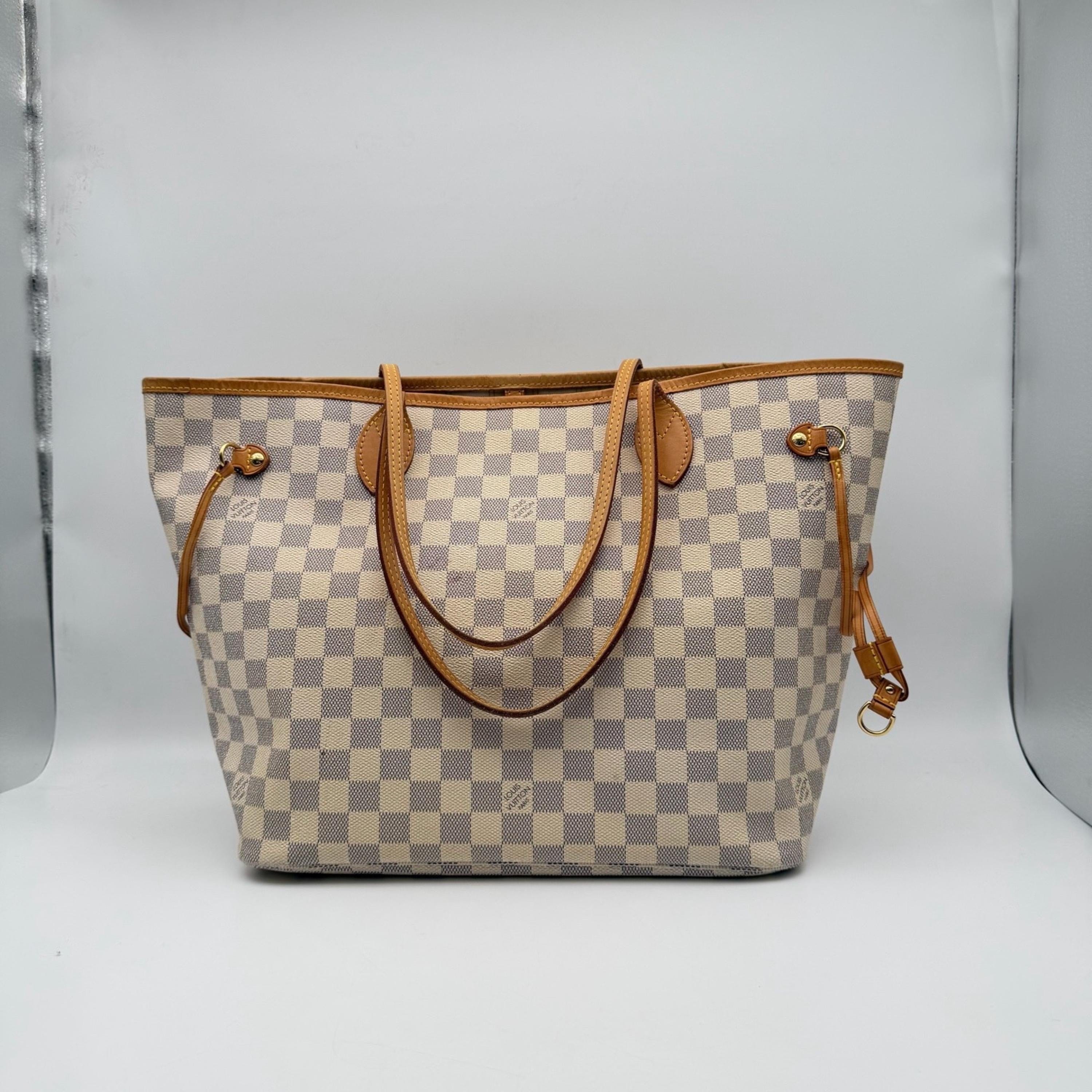 Louis Vuitton Damier Azur Neverfull Mm Tote Bag C345607