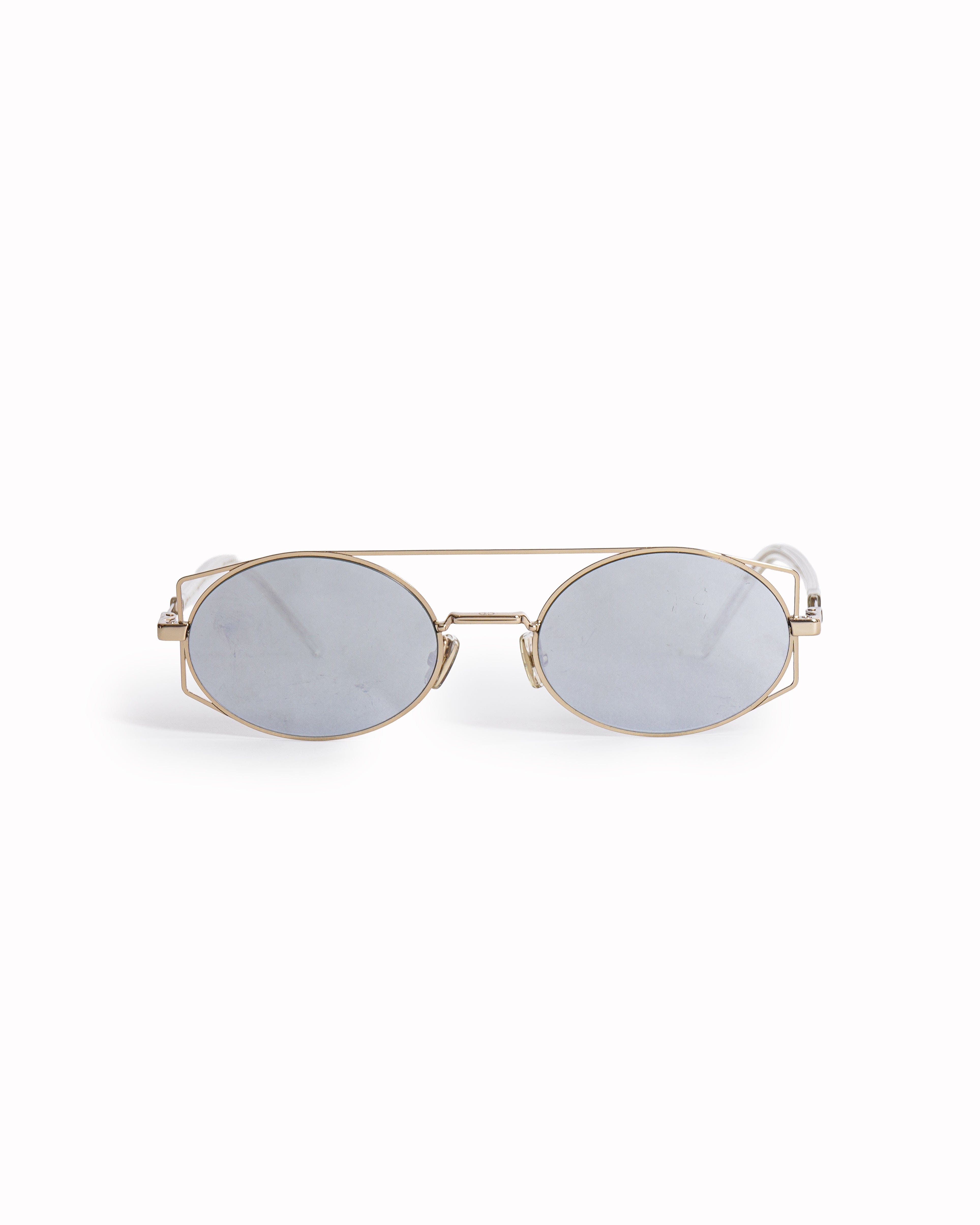 Dior Architectural Double - Bridge Wireframe Sunglasses