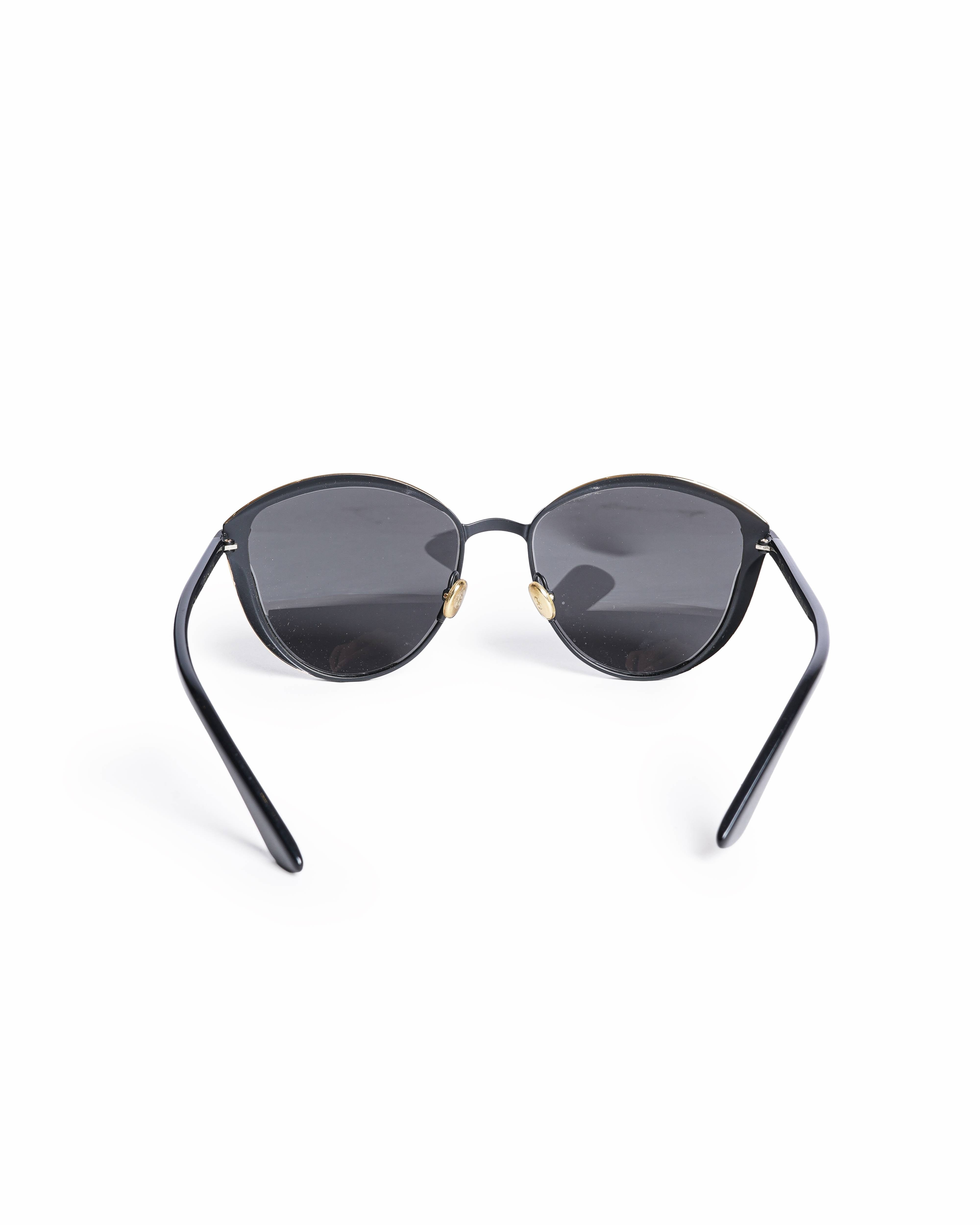Dior Women's Black & Gold Murmure Cat - Eye Sunglasses